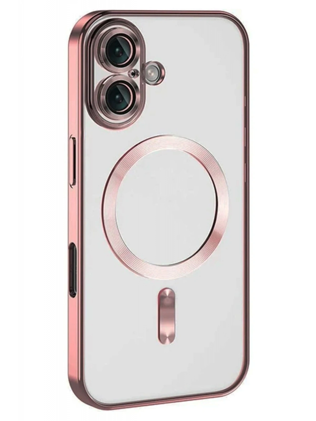 Newface Apple iPhone 16 Plus Kılıf Kross Magneticsafe Kapak - Pembe