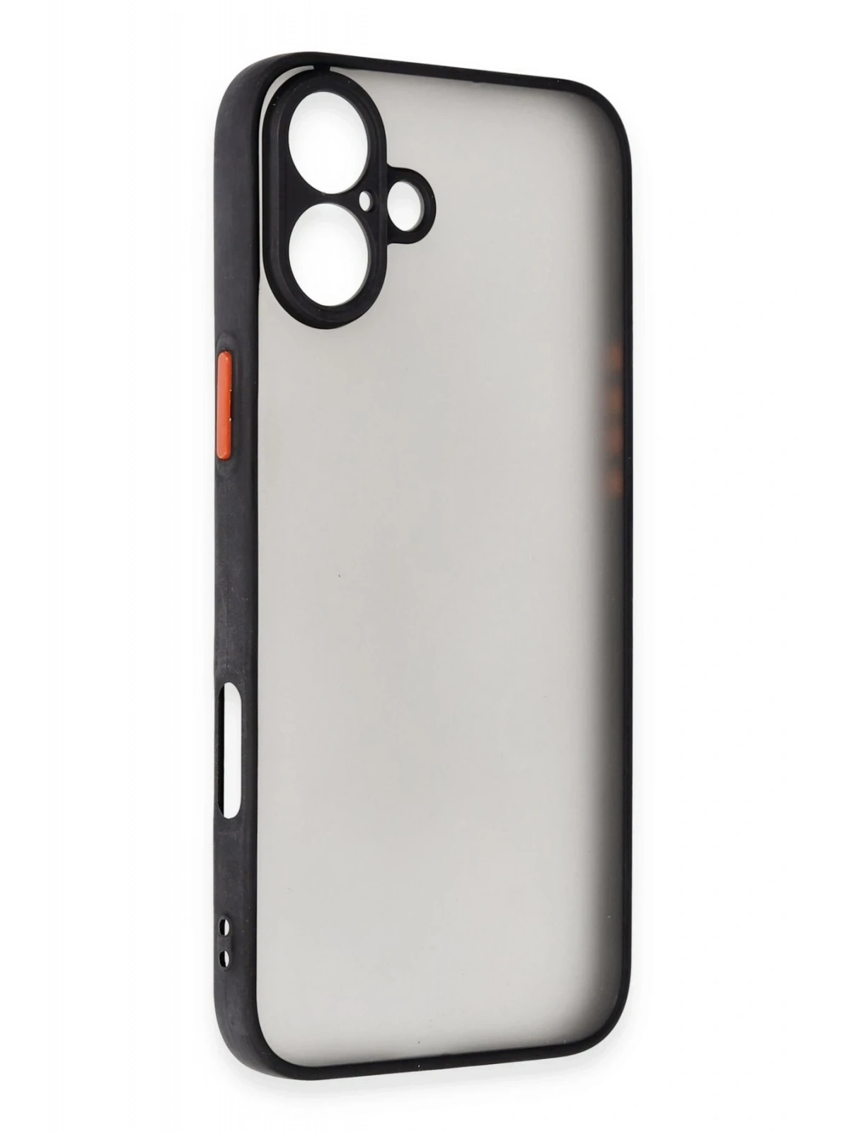 Newface Apple iPhone 16 Plus Kılıf Montreal Silikon Kapak - Siyah