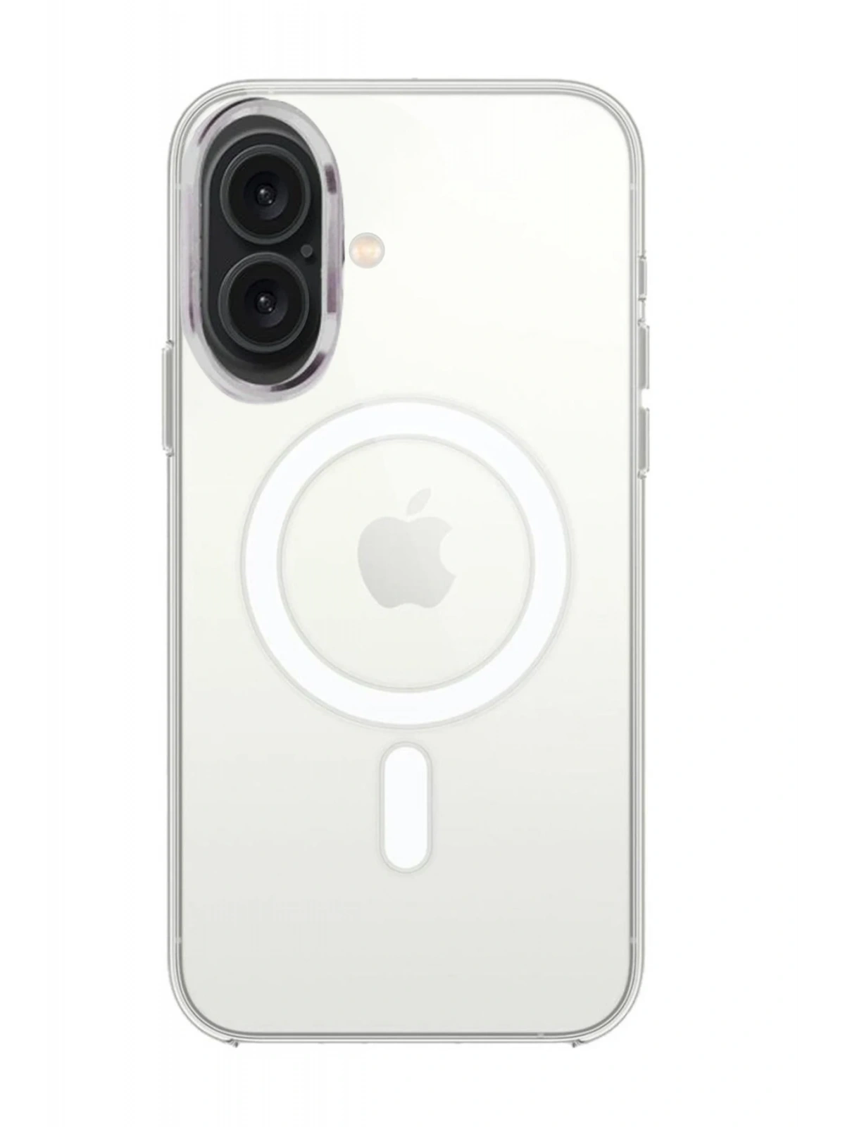 Newface Apple iPhone 16 Plus Kılıf Pc Real Magsafe Kapak - Şeffaf