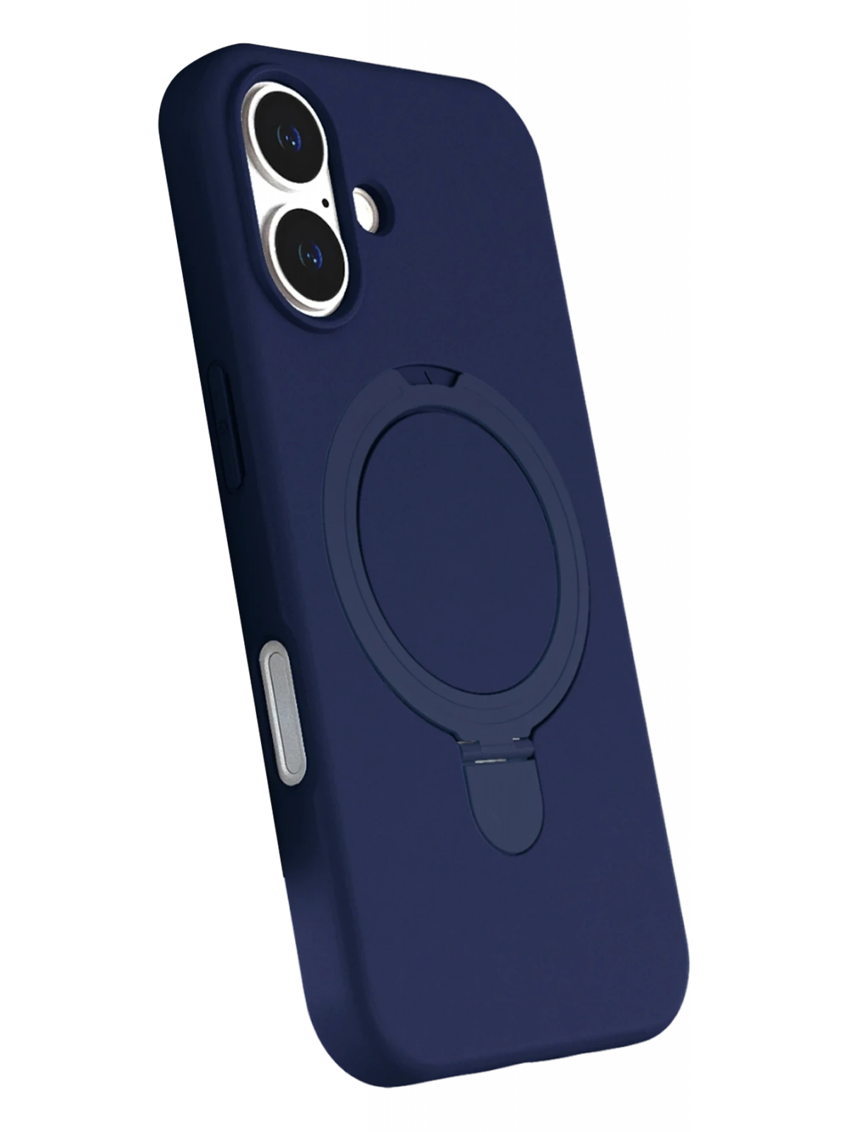 Newface Apple iPhone 16 Plus Regal Magsafe Standlı Kapak - Lacivert