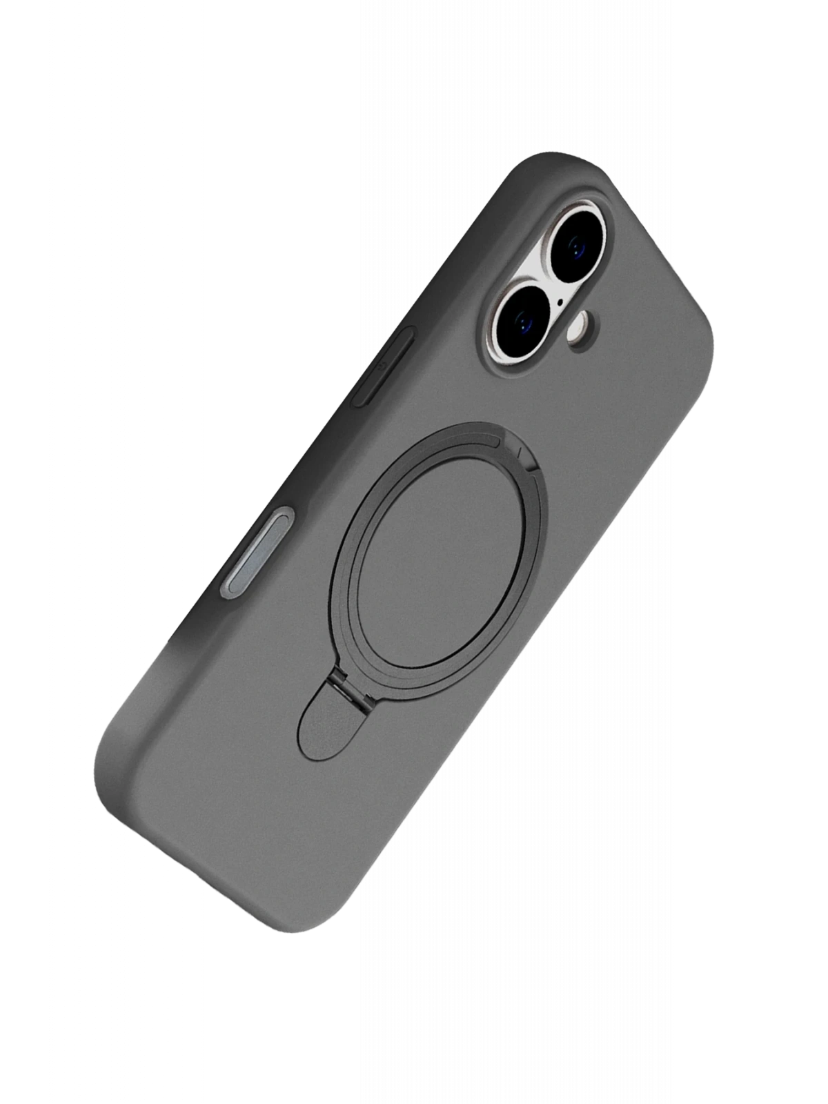 Newface Apple iPhone 16 Plus Regal Magsafe Standlı Kapak - Titan Gri