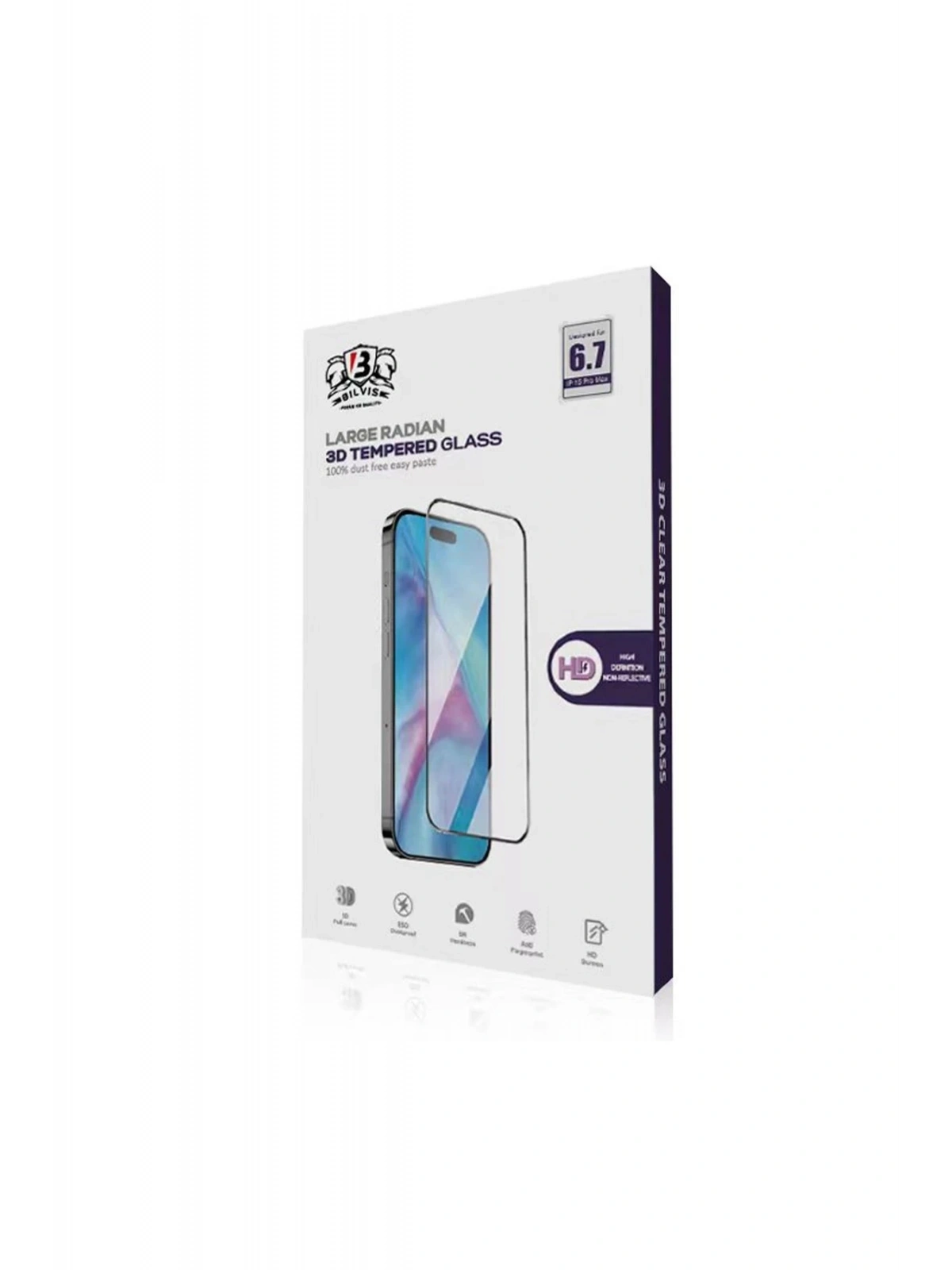Newface Apple iPhone 16 Pro Bilvis 0.18mm Plus Cam Ekran Koruyucu
