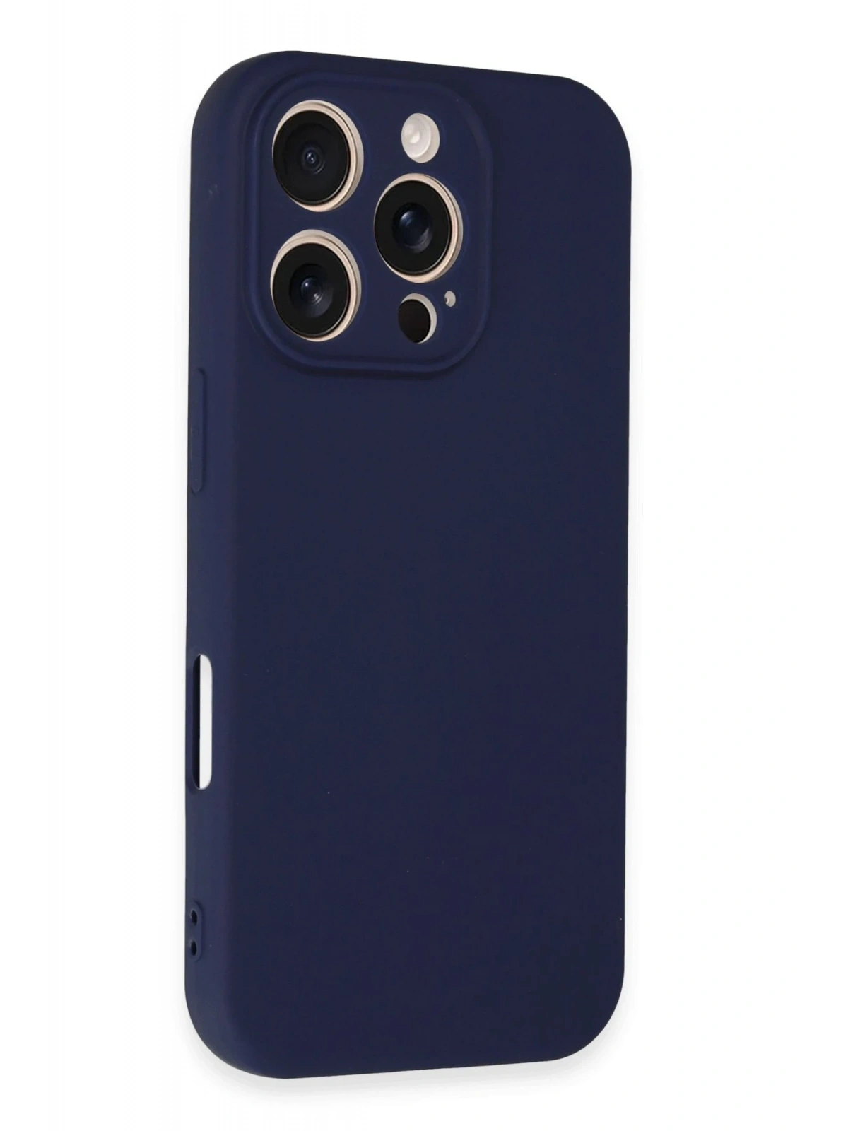 Newface Apple iPhone 16 Pro Kılıf First Silikon - Lacivert