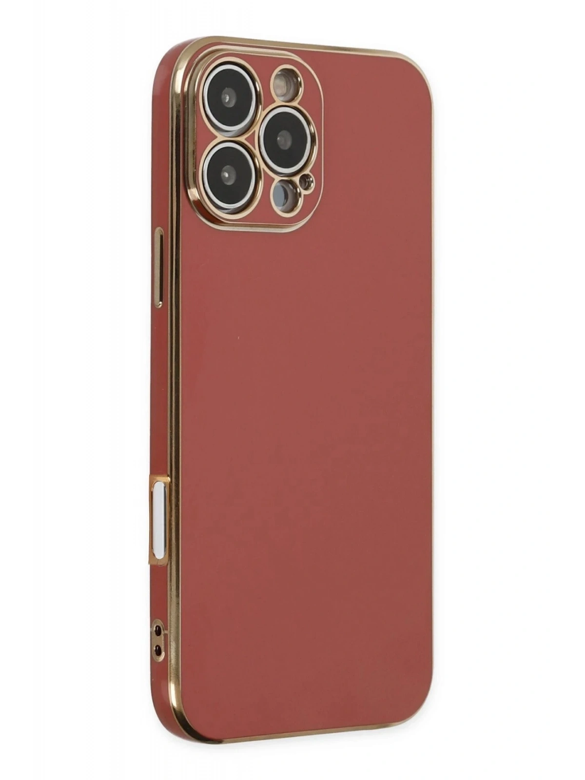 Newface Apple iPhone 16 Pro Kılıf Volet Silikon - Kırmızı