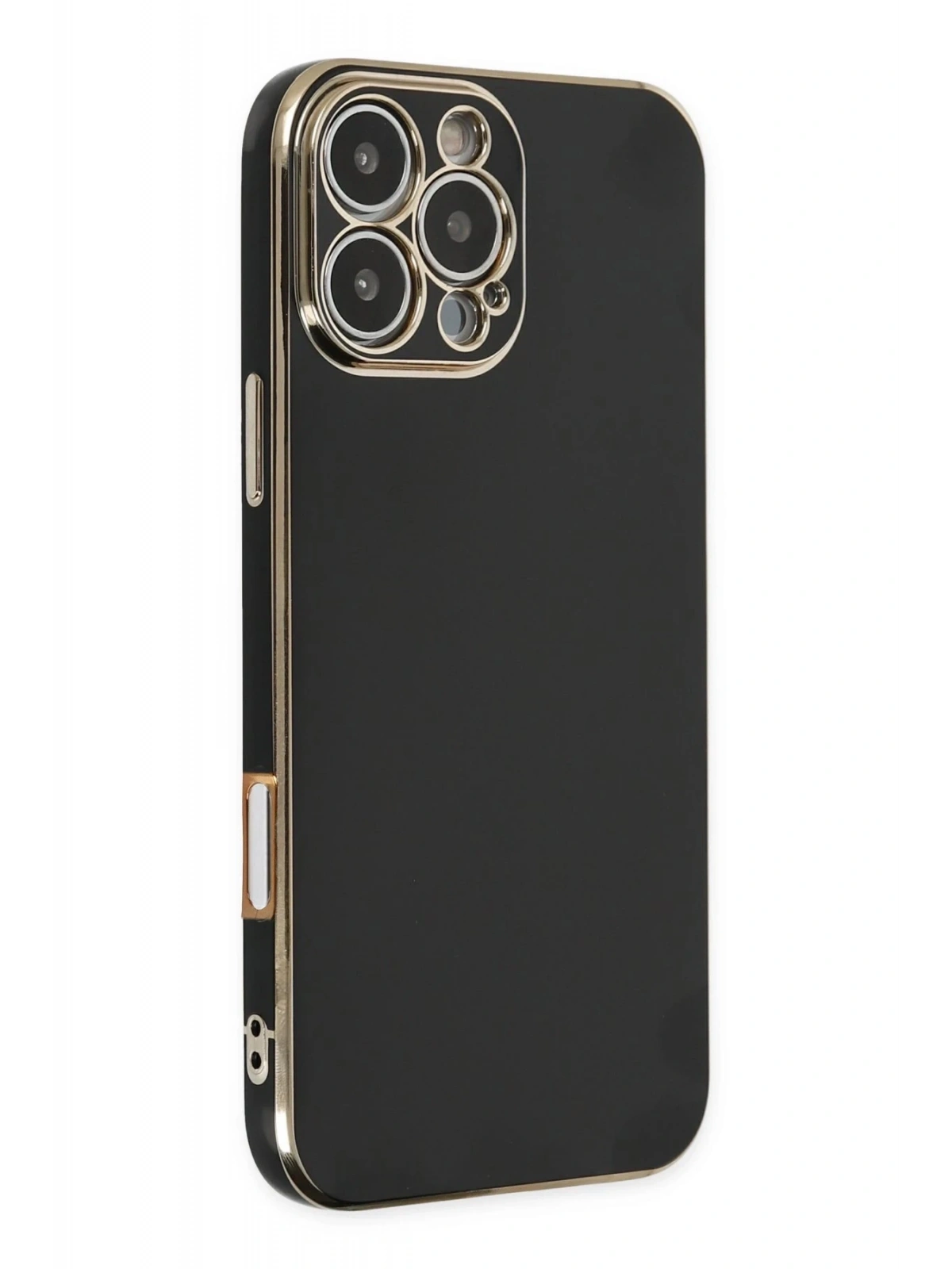 Newface Apple iPhone 16 Pro Kılıf Volet Silikon - Siyah