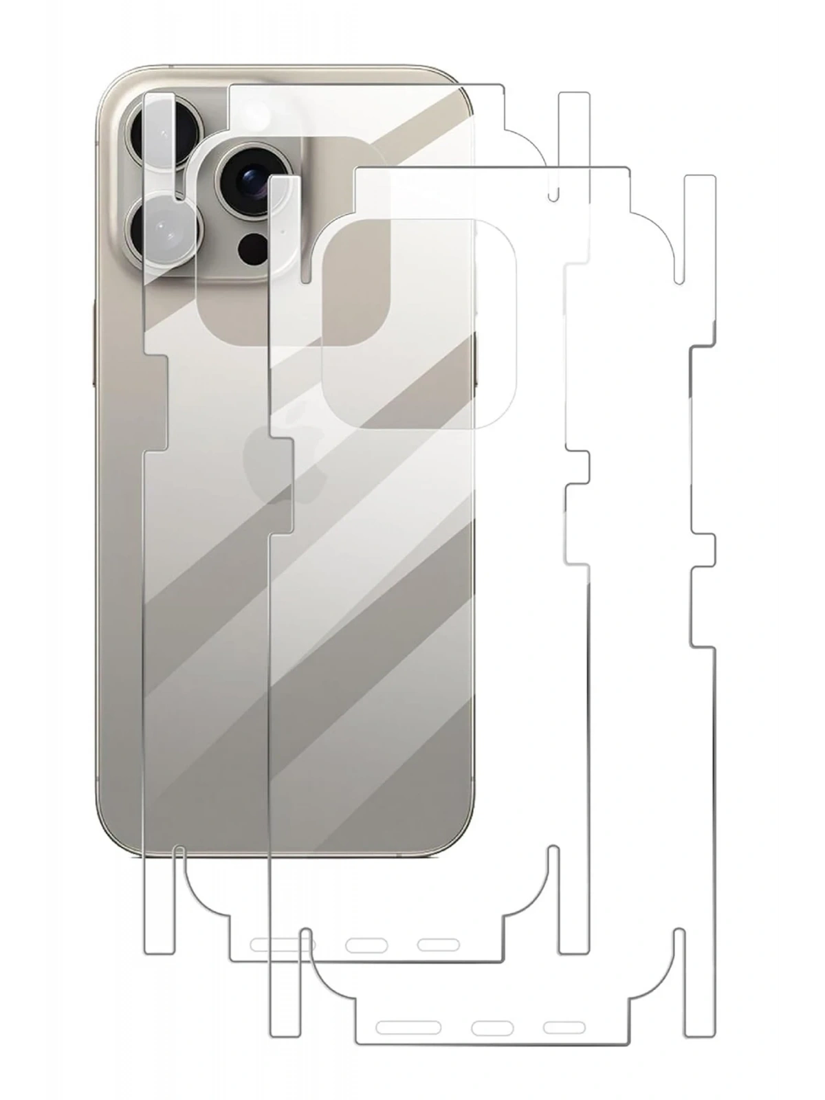 Newface Apple iPhone 16 Pro Max 360 Full Body Arka Koruyucu