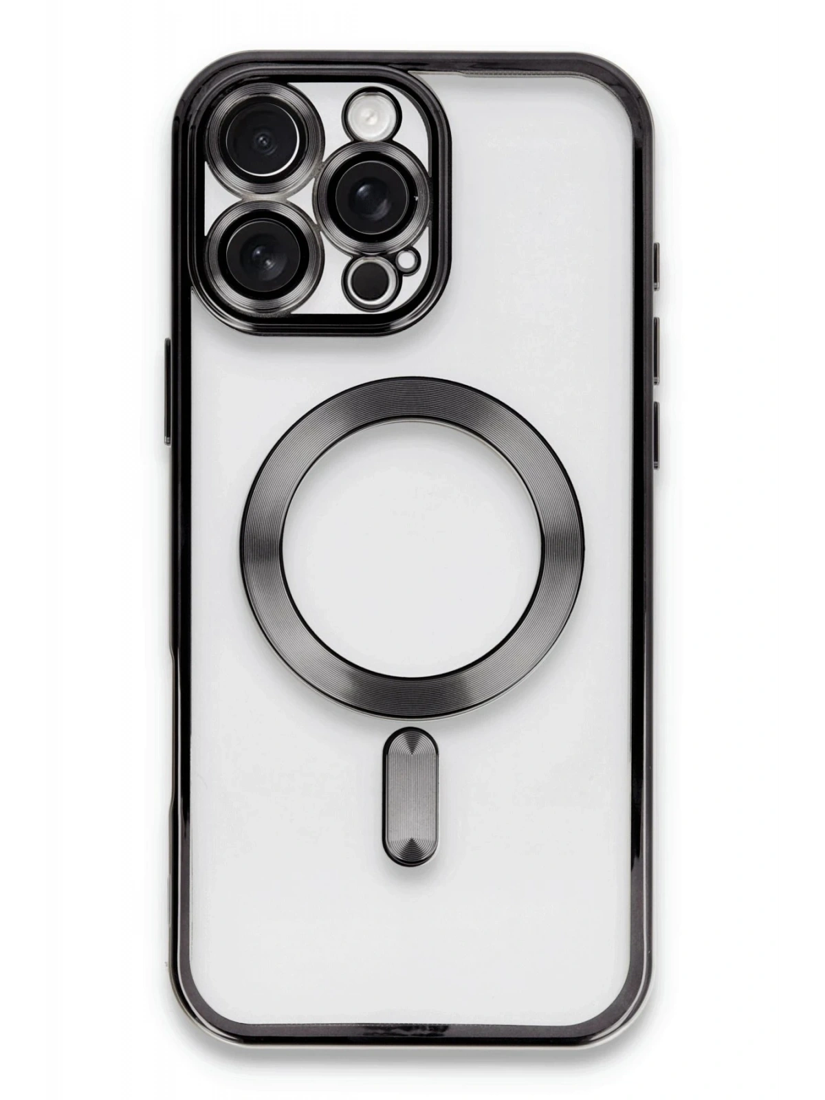 Newface Apple iPhone 16 Pro Max Kılıf Kross Magneticsafe Kapak - Siyah