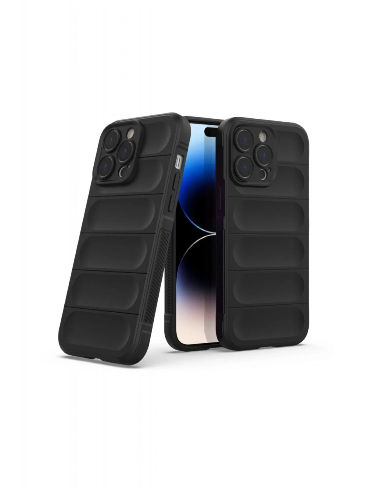 Newface Apple iPhone 16 Pro Max Kılıf Optimum Silikon - Siyah
