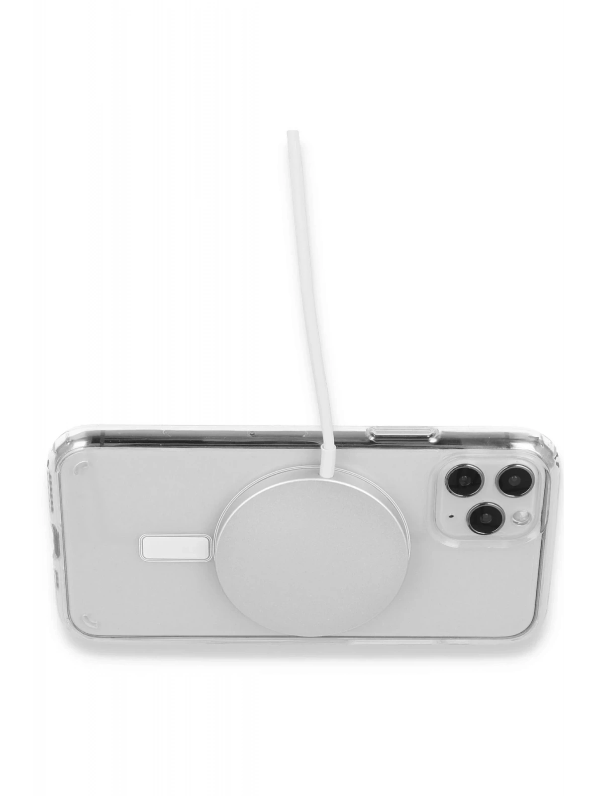 Newface Apple iPhone 16 Pro Max Kılıf Pc Real Magsafe Kapak - Şeffaf