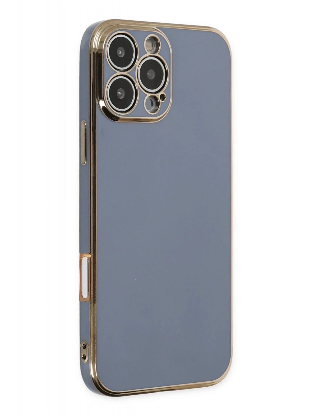 Newface Apple iPhone 16 Pro Max Kılıf Volet Silikon - Mavi