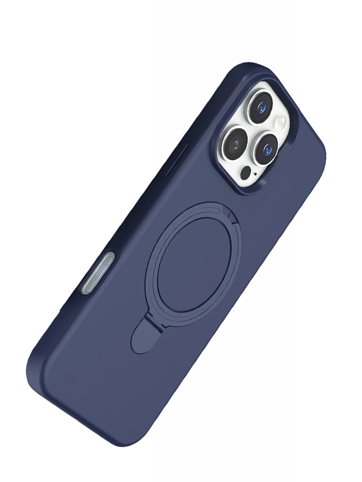 Newface Apple iPhone 16 Pro Max Regal Magsafe Standlı Kapak - Lacivert