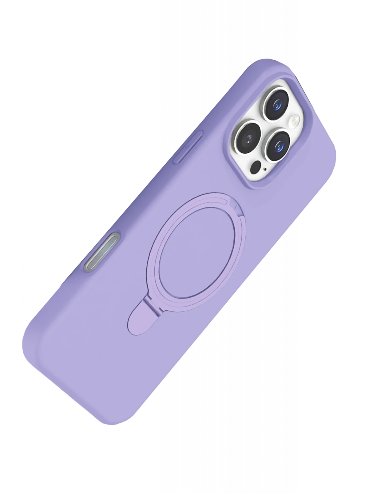 Newface Apple iPhone 16 Pro Max Regal Magsafe Standlı Kapak - Lila