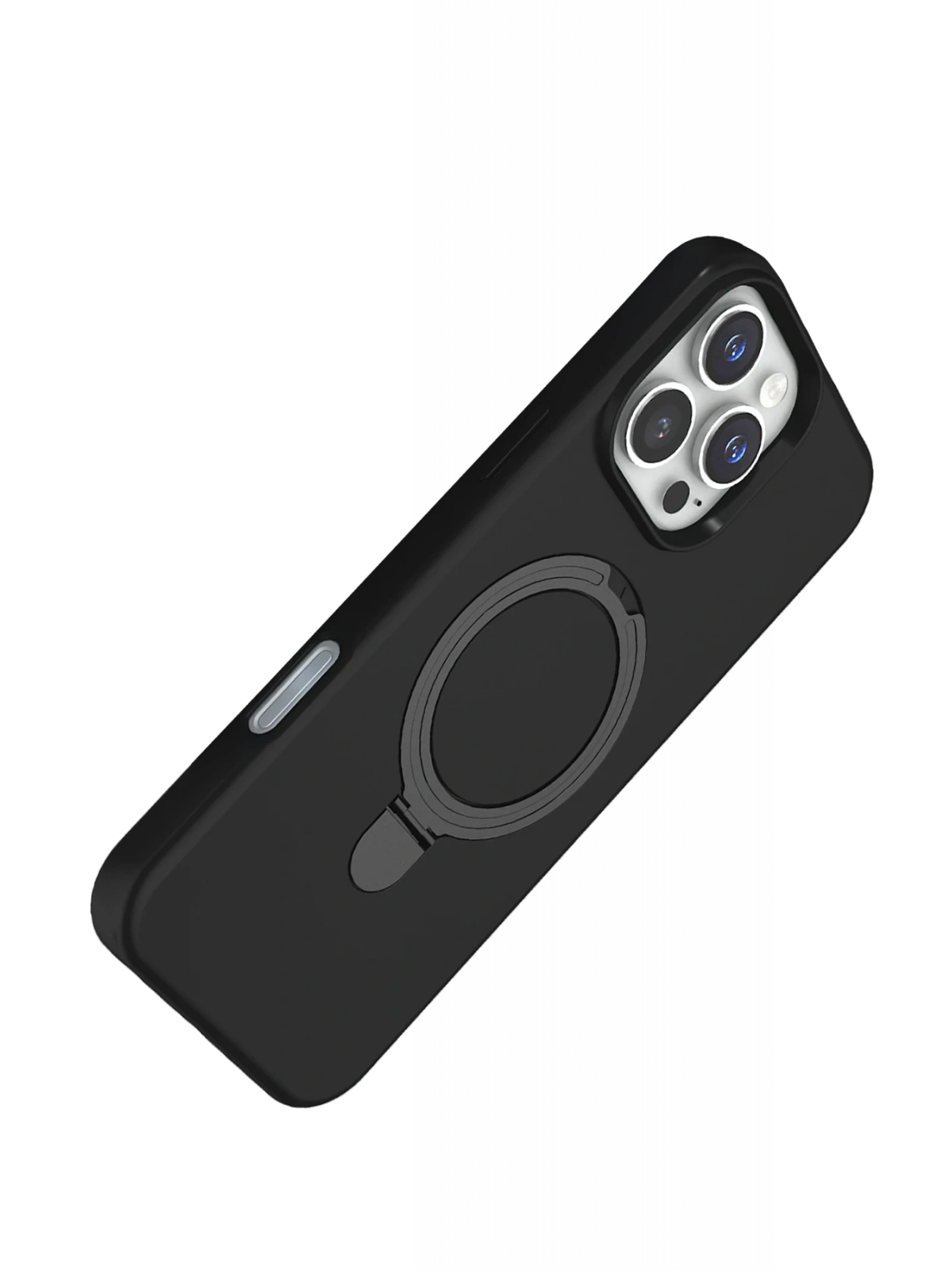 Newface Apple iPhone 16 Pro Max Regal Magsafe Standlı Kapak - Siyah