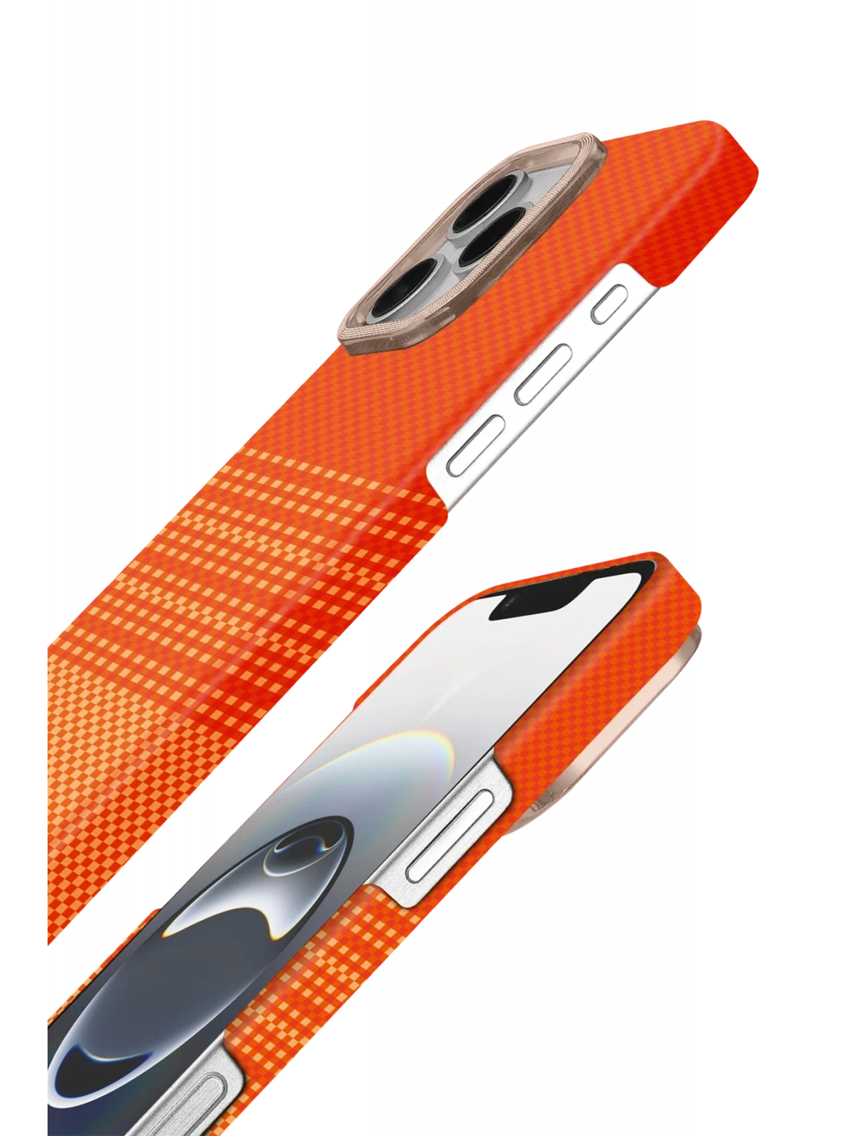 Newface Apple iPhone 16 Pro Max Vega Magsafe Kapak - Turuncu