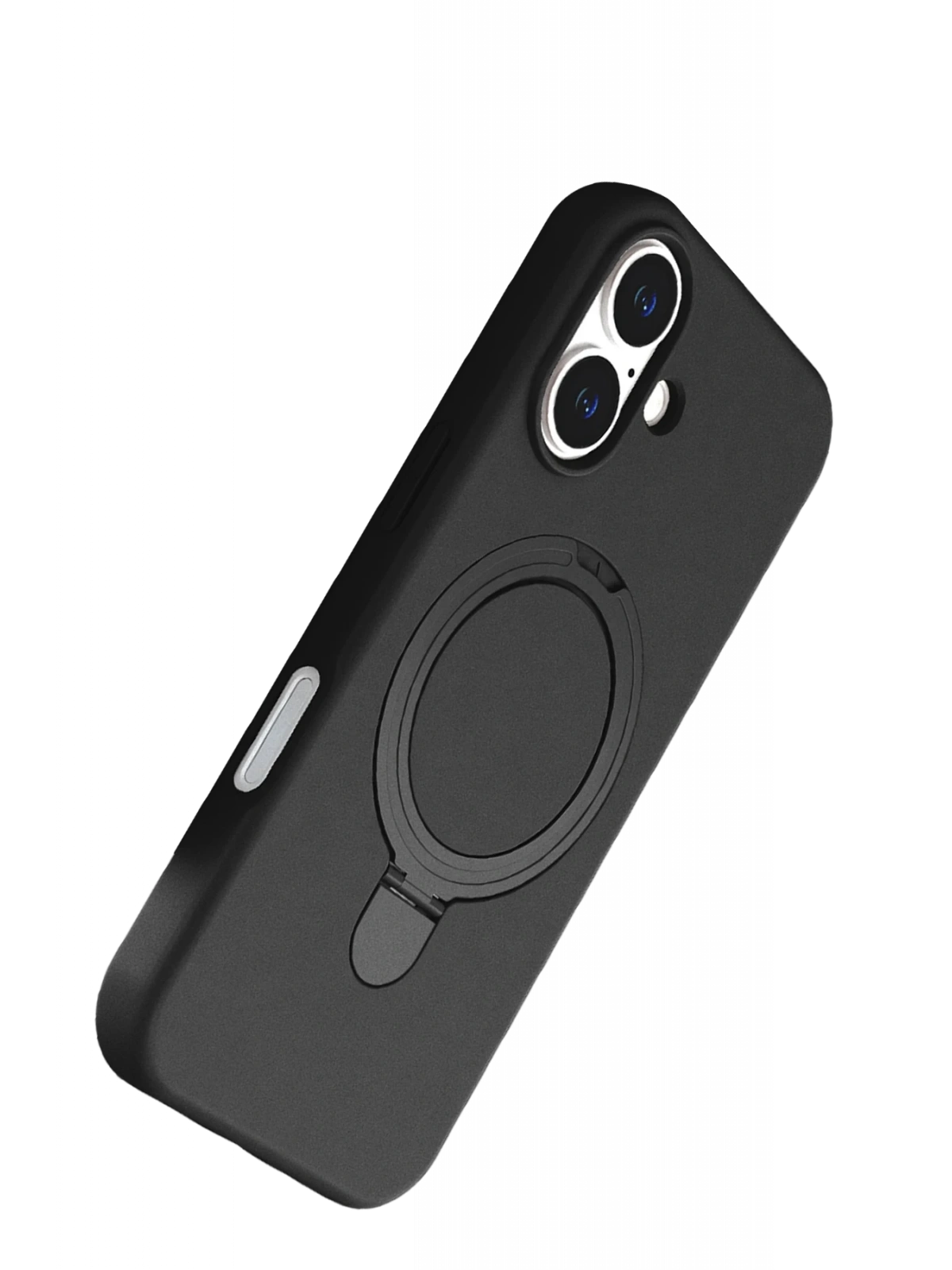 Newface Apple iPhone 16 Regal Magsafe Standlı Kapak - Siyah