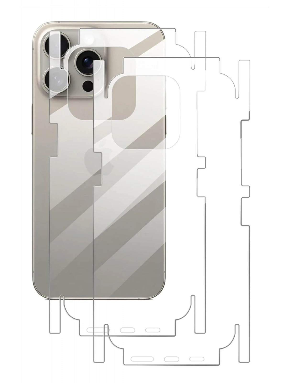 Newface Apple iPhone 16E 360 Full Body Arka Koruyucu