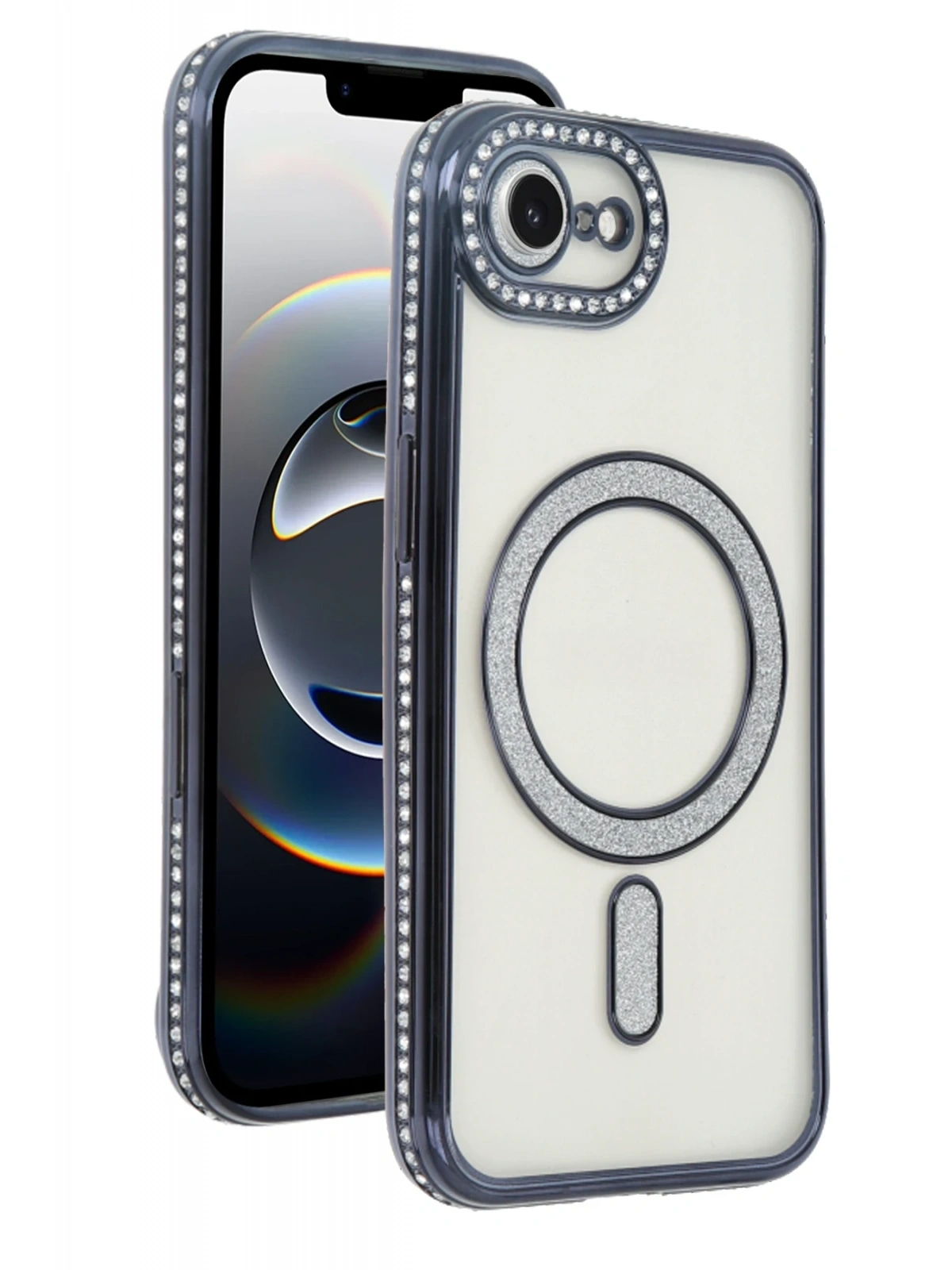 Newface Apple iPhone 16E Joke Simli Magneticsafe Kılıf - Siyah
