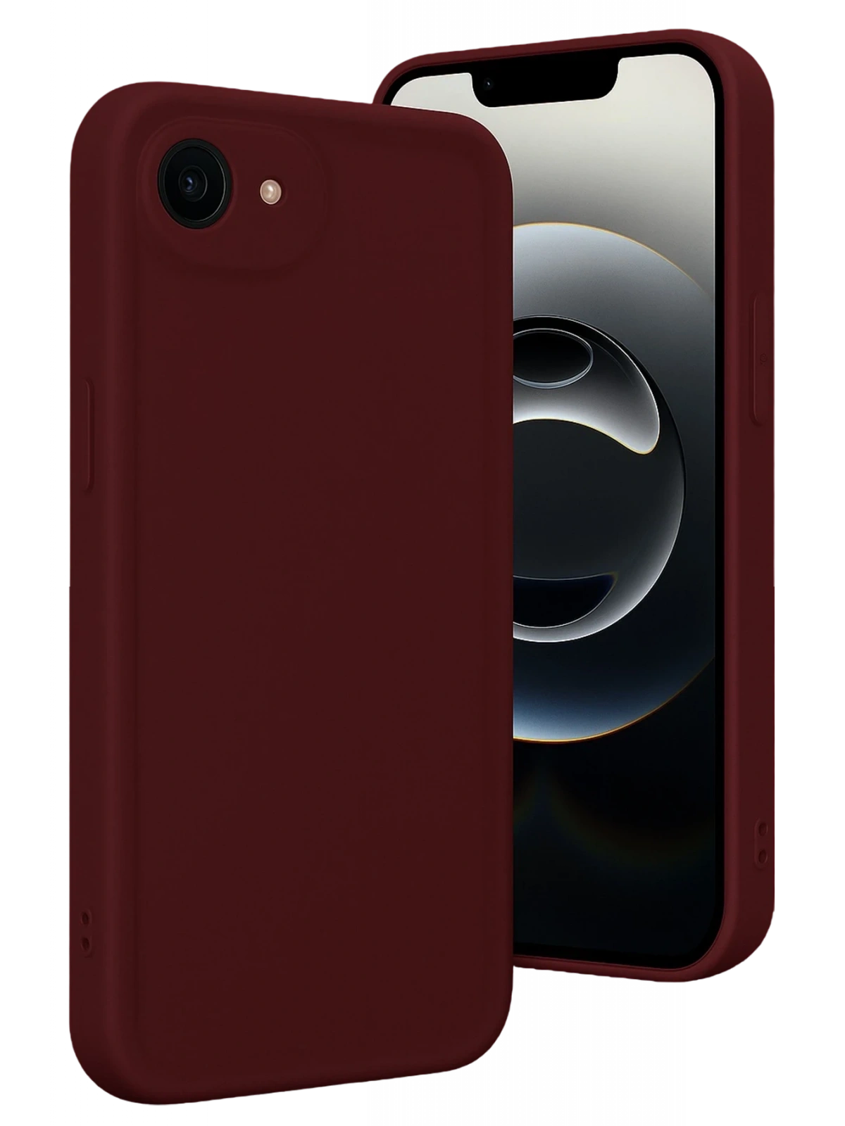 Newface Apple iPhone 16E Kılıf Viera Silikon - Bordo