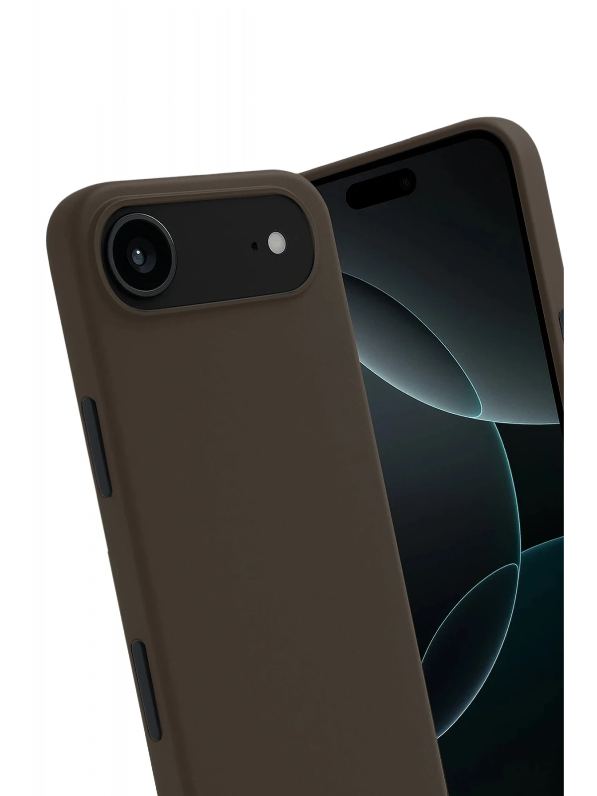 Newface Apple iPhone 17 Air First Silikon - Kahverengi