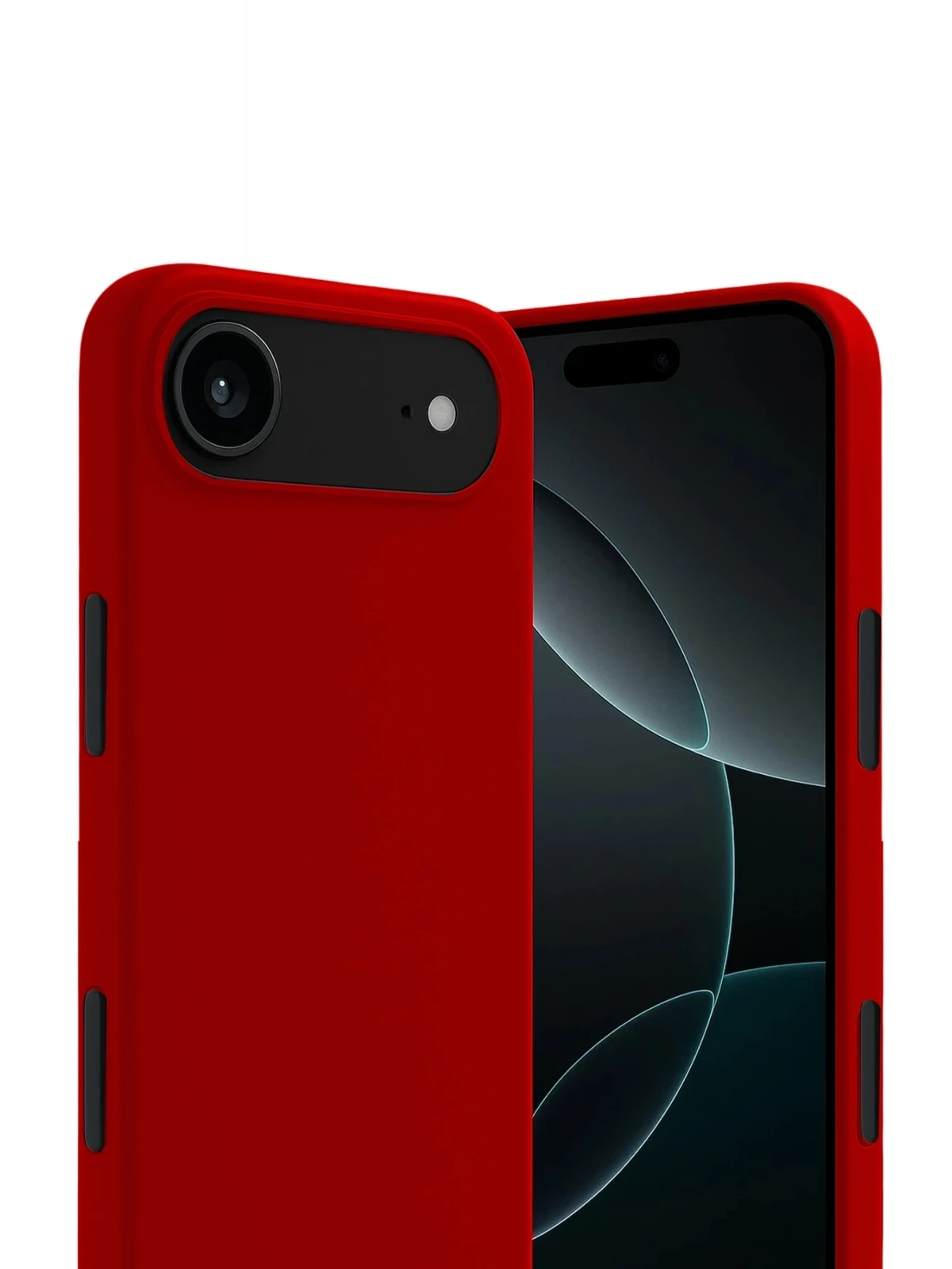 Newface Apple iPhone 17 Air First Silikon - Kırmızı