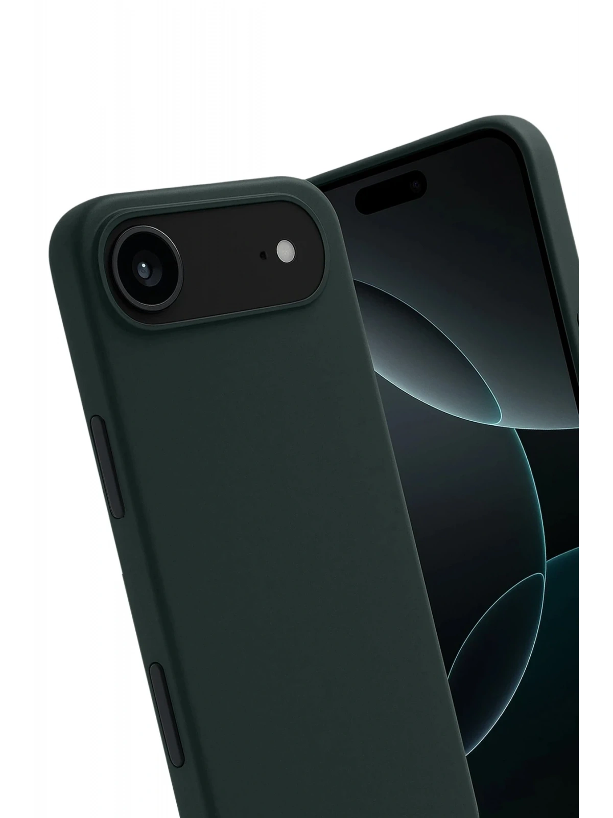 Newface Apple iPhone 17 Air First Silikon - Koyu Yeşil