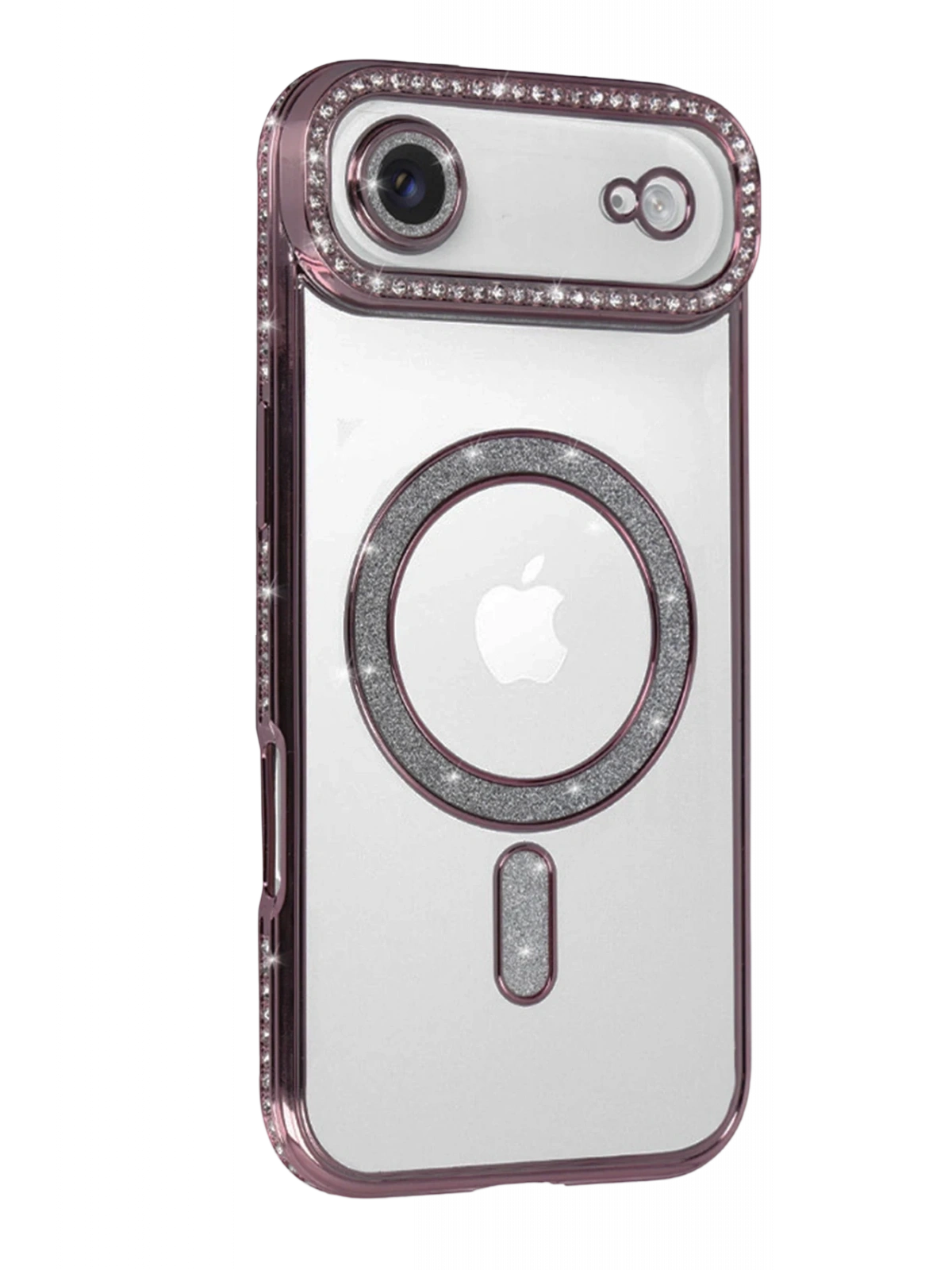 Newface Apple iPhone 17 Air Joke Simli Magneticsafe Kılıf - Pembe