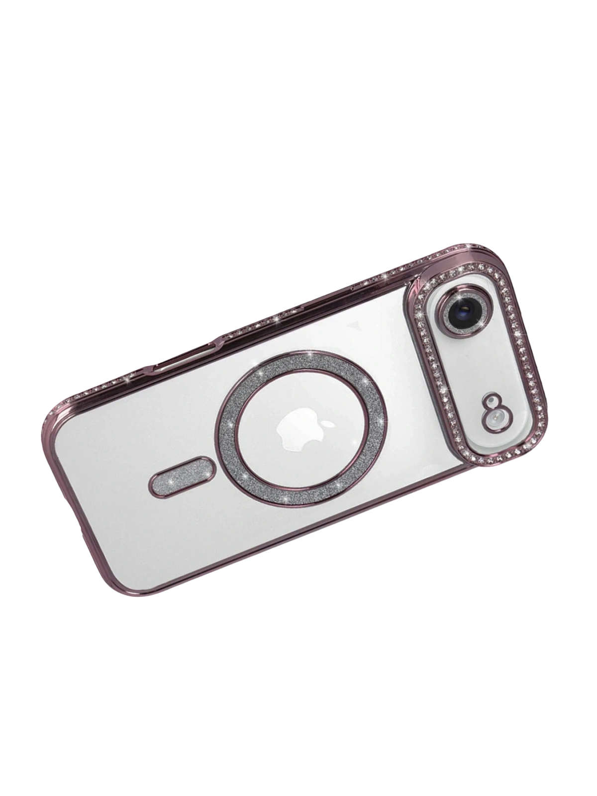 Newface Apple iPhone 17 Air Joke Simli Magneticsafe Kılıf - Pembe