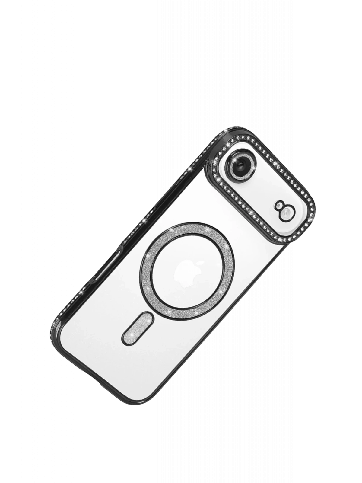 Newface Apple iPhone 17 Air Joke Simli Magneticsafe Kılıf - Siyah