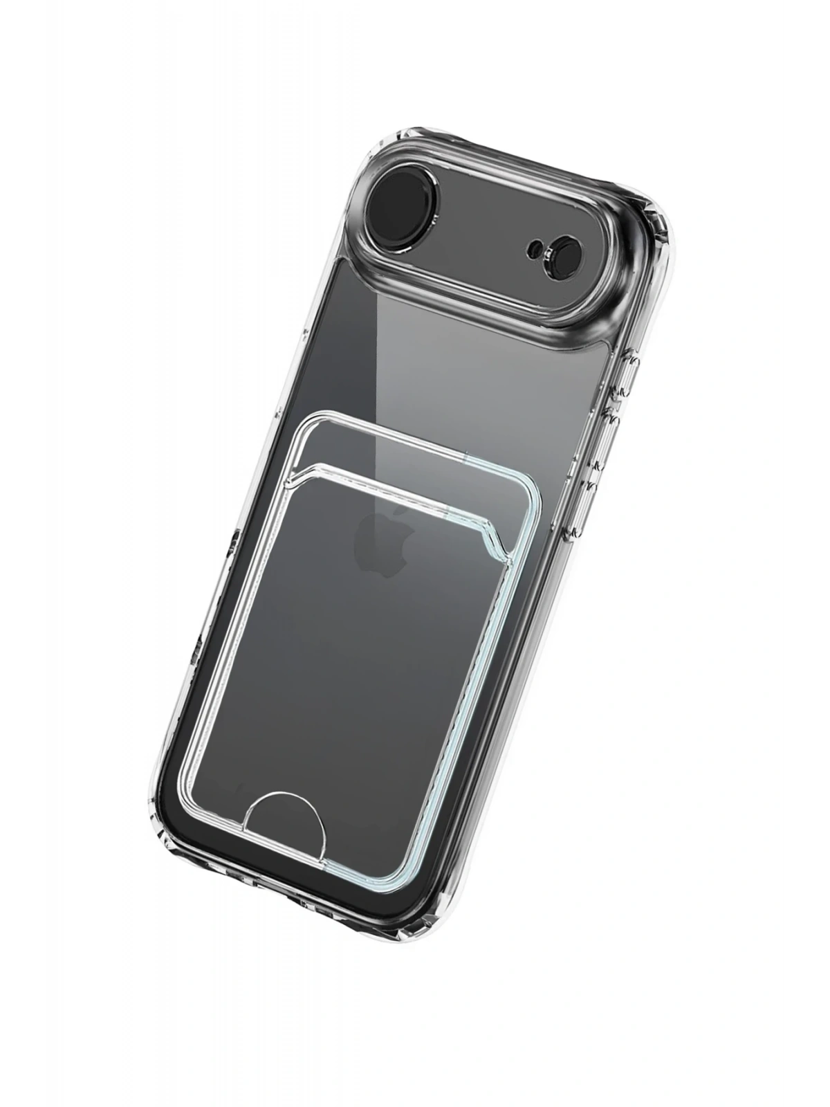 Newface Apple iPhone 17 Air Kart Şeffaf Silikon - Şeffaf