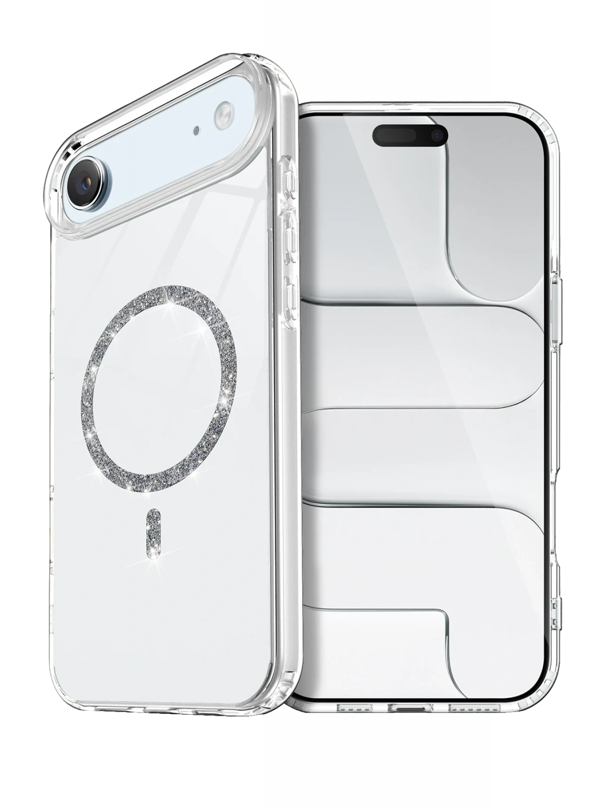 Newface Apple iPhone 17 Air Live Diamond Magsafe Kapak - Şeffaf