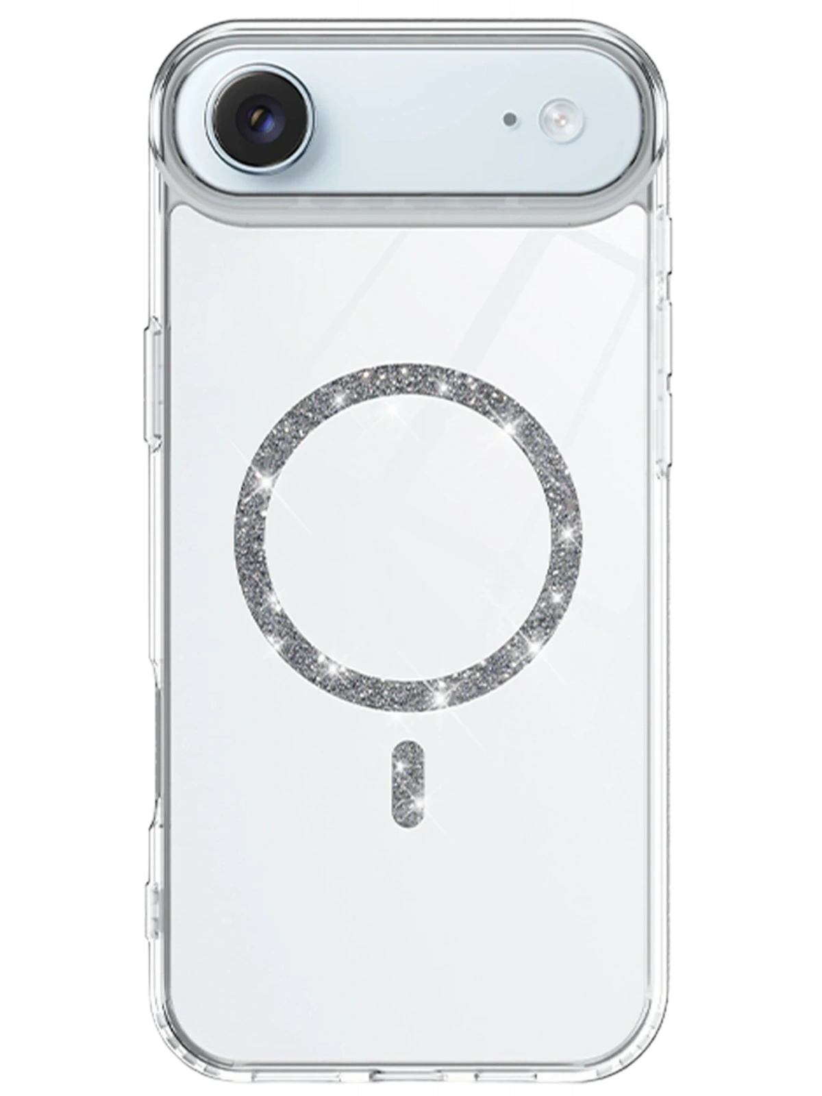 Newface Apple iPhone 17 Air Live Diamond Magsafe Kapak - Şeffaf