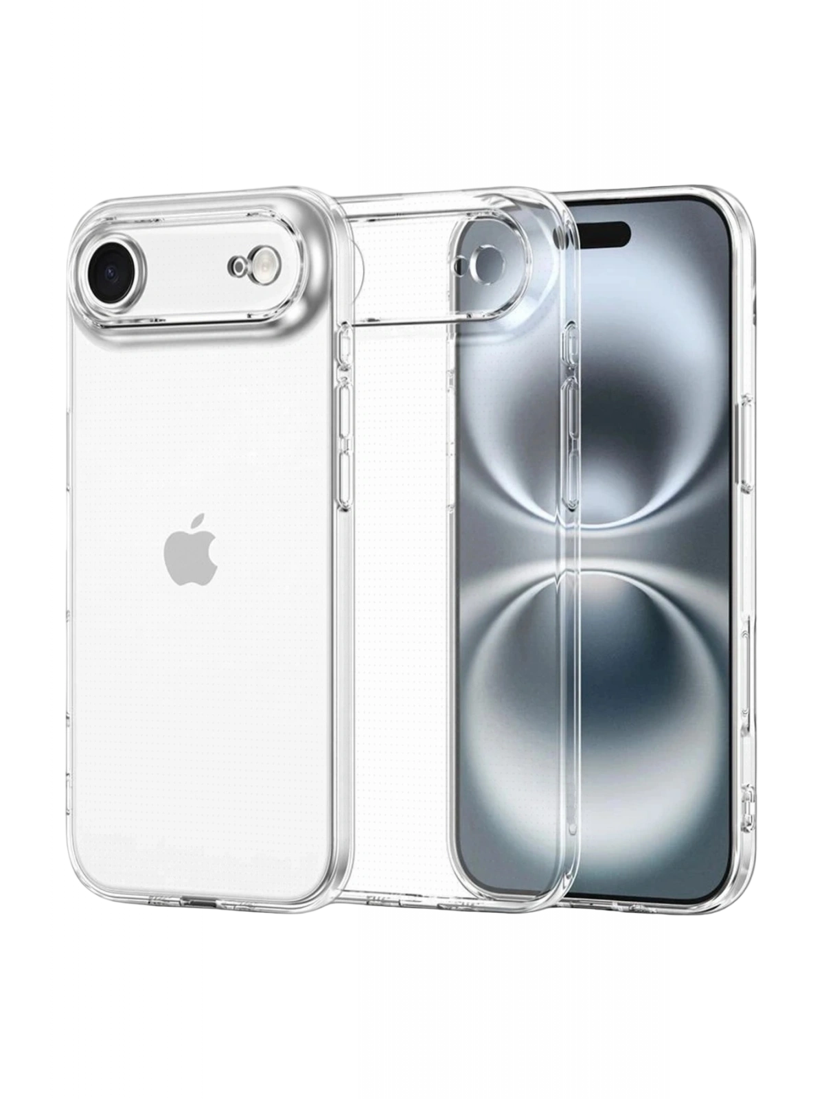 Newface Apple iPhone 17 Air Lüx Şeffaf Silikon - Şeffaf