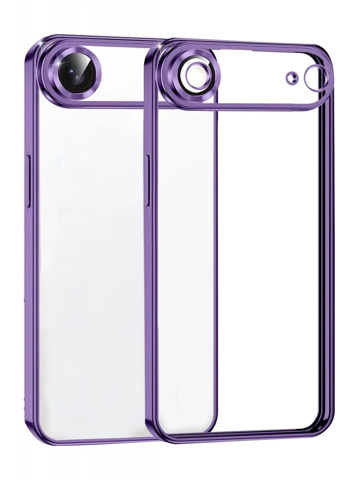 Newface Apple iPhone 17 Air Razer Lensli Silikon - Mor