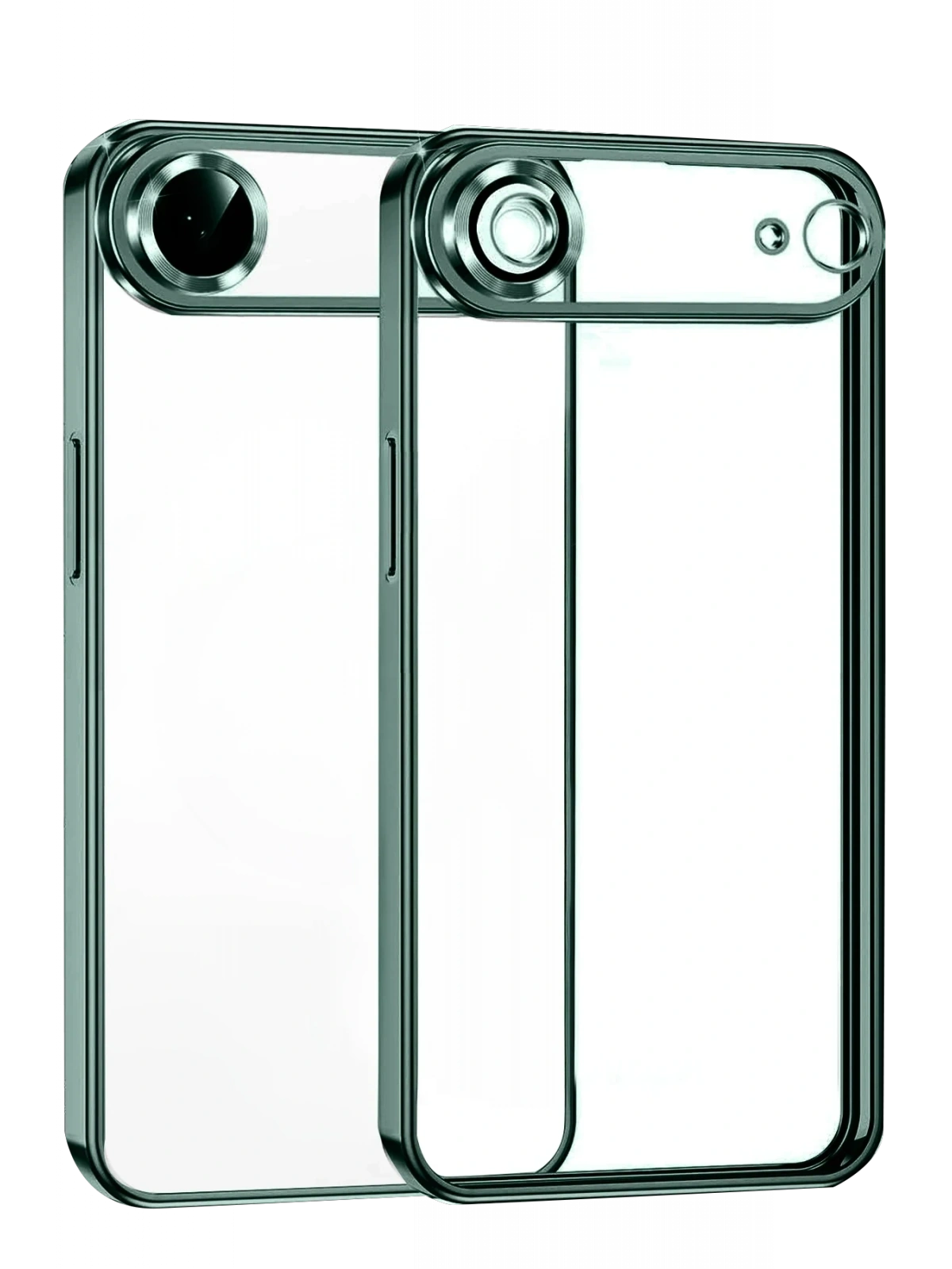 Newface Apple iPhone 17 Air Razer Lensli Silikon - Yeşil