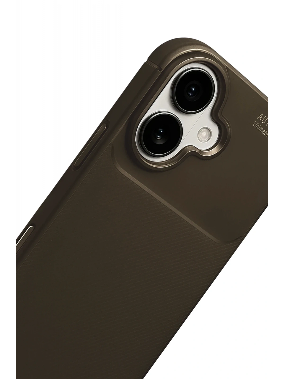 Newface Apple iPhone 17 Auto Focus Karbon Kapak - Kahverengi