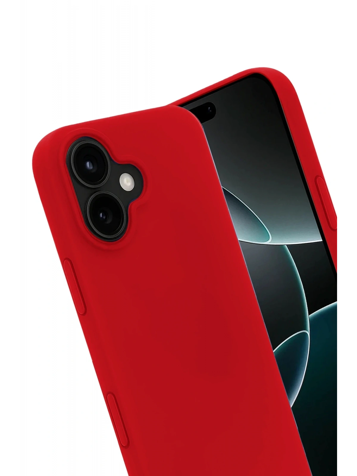 Newface Apple iPhone 17 First Silikon - Kırmızı