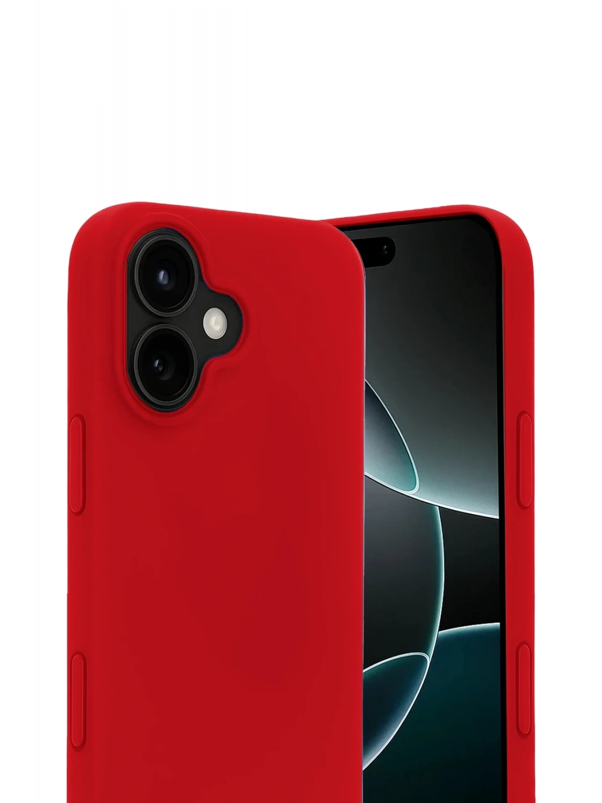 Newface Apple iPhone 17 First Silikon - Kırmızı