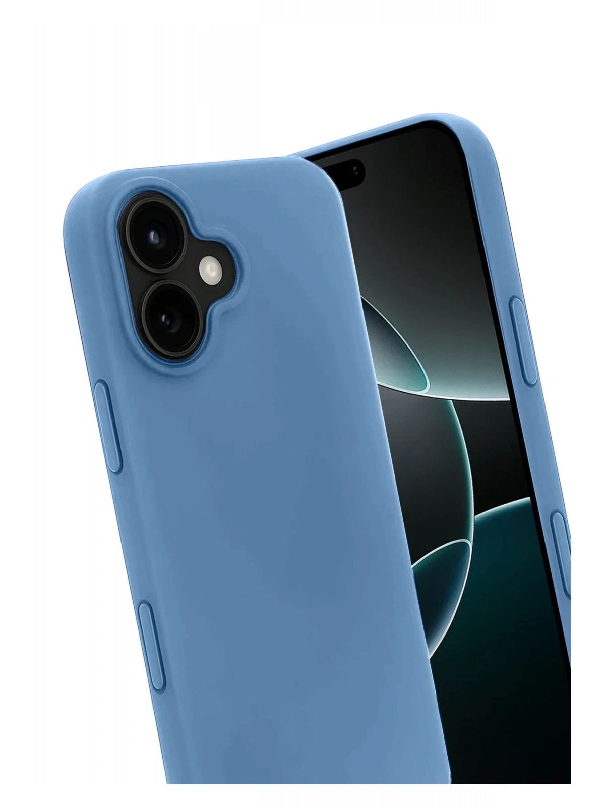 Newface Apple iPhone 17 First Silikon - Mavi