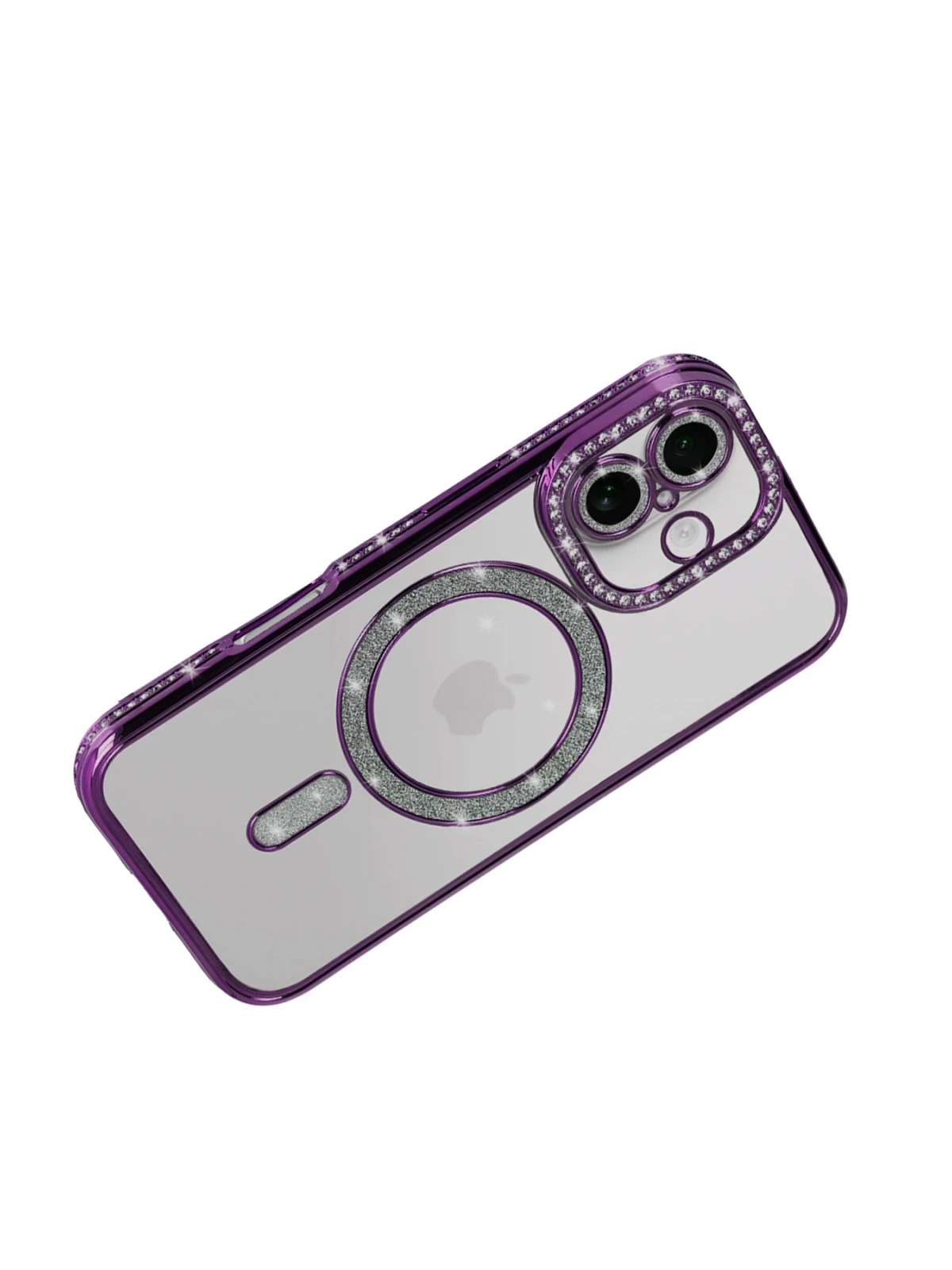 Newface Apple iPhone 17 Joke Simli Magneticsafe Kılıf - Derin Mor