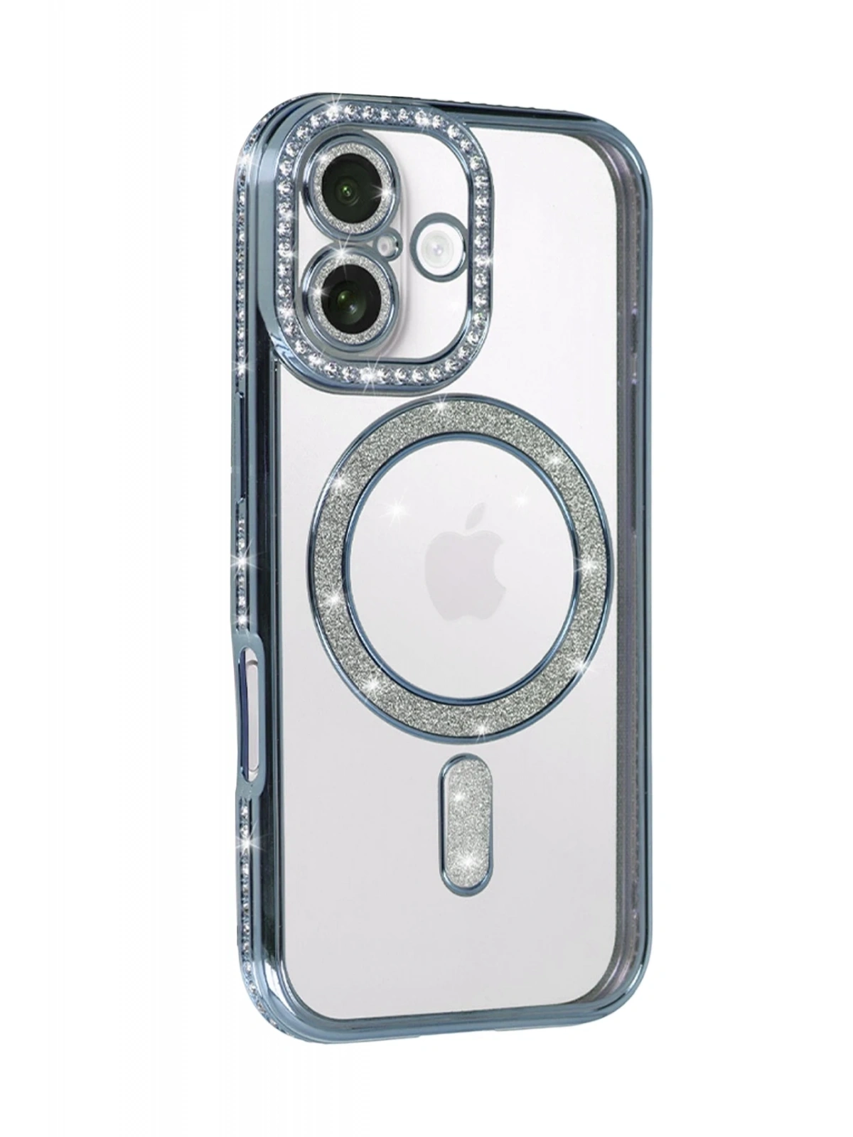 Newface Apple iPhone 17 Joke Simli Magneticsafe Kılıf - Mavi