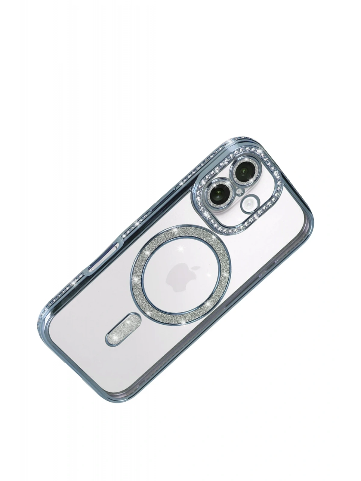 Newface Apple iPhone 17 Joke Simli Magneticsafe Kılıf - Mavi