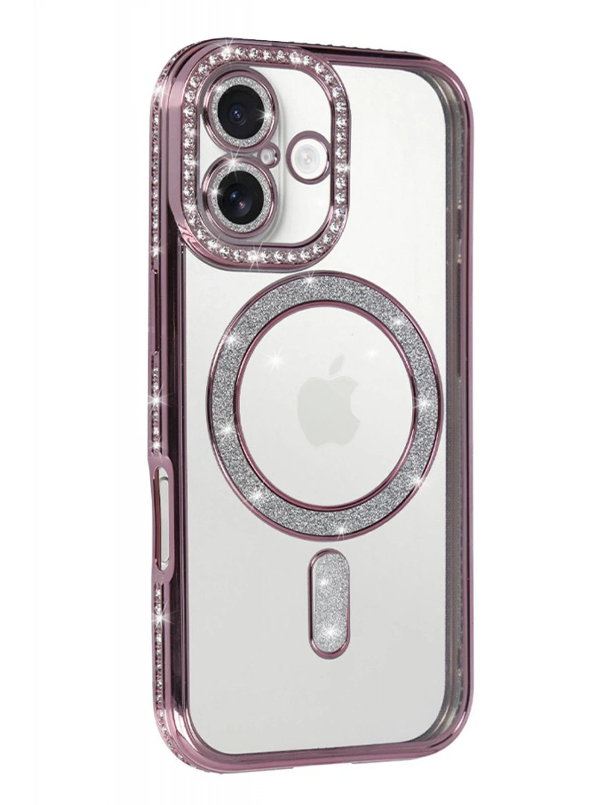 Newface Apple iPhone 17 Joke Simli Magneticsafe Kılıf - Pembe
