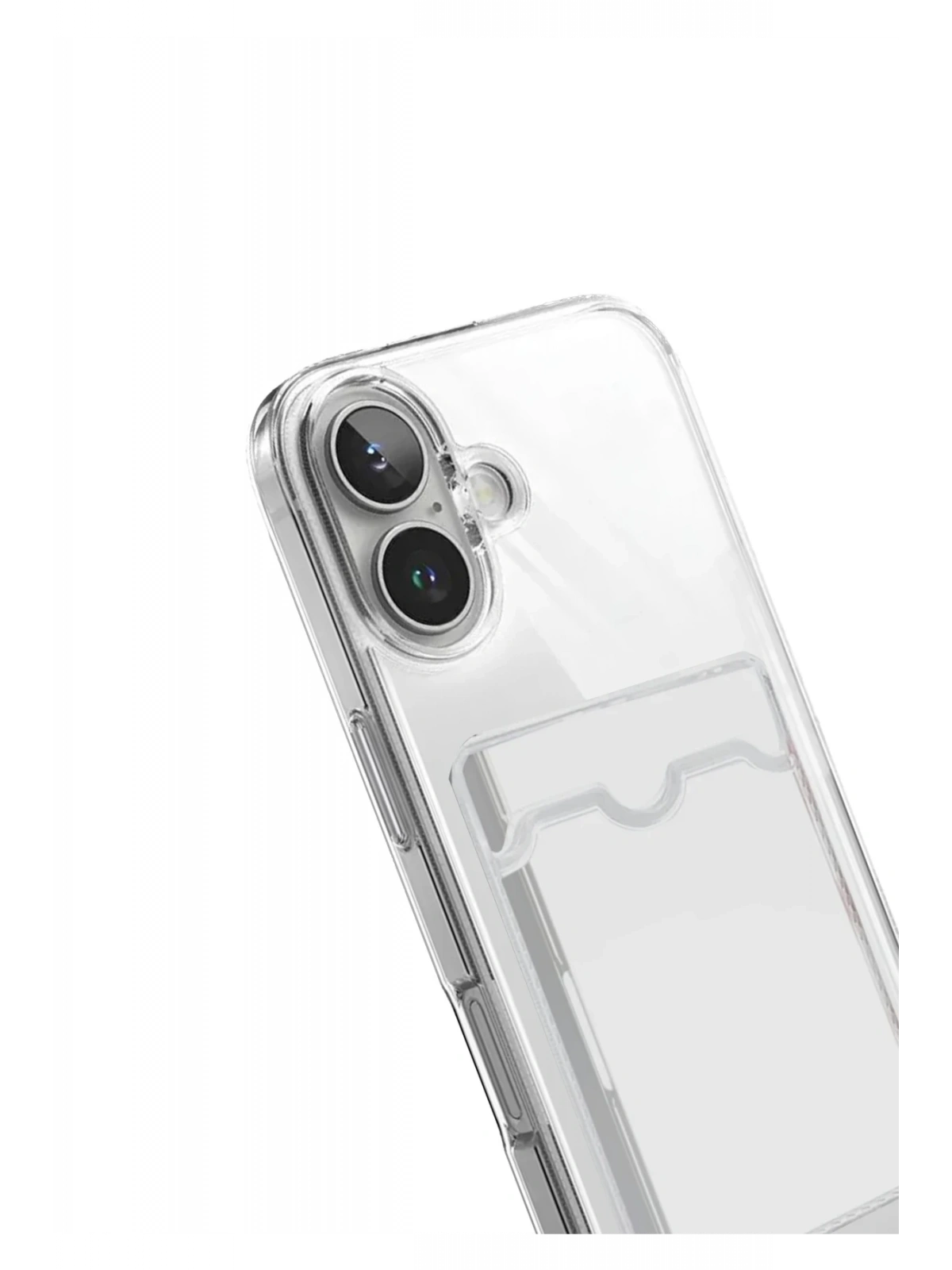 Newface Apple iPhone 17 Kart Şeffaf Silikon - Şeffaf