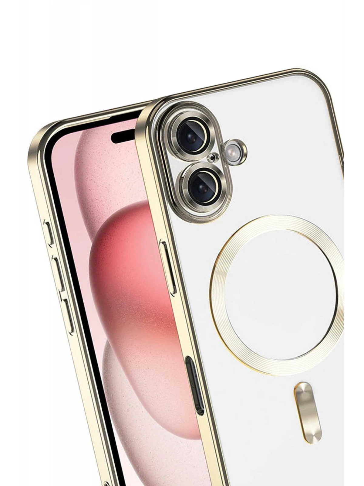 Newface Apple iPhone 17 Kross Magneticsafe Kapak - Gold
