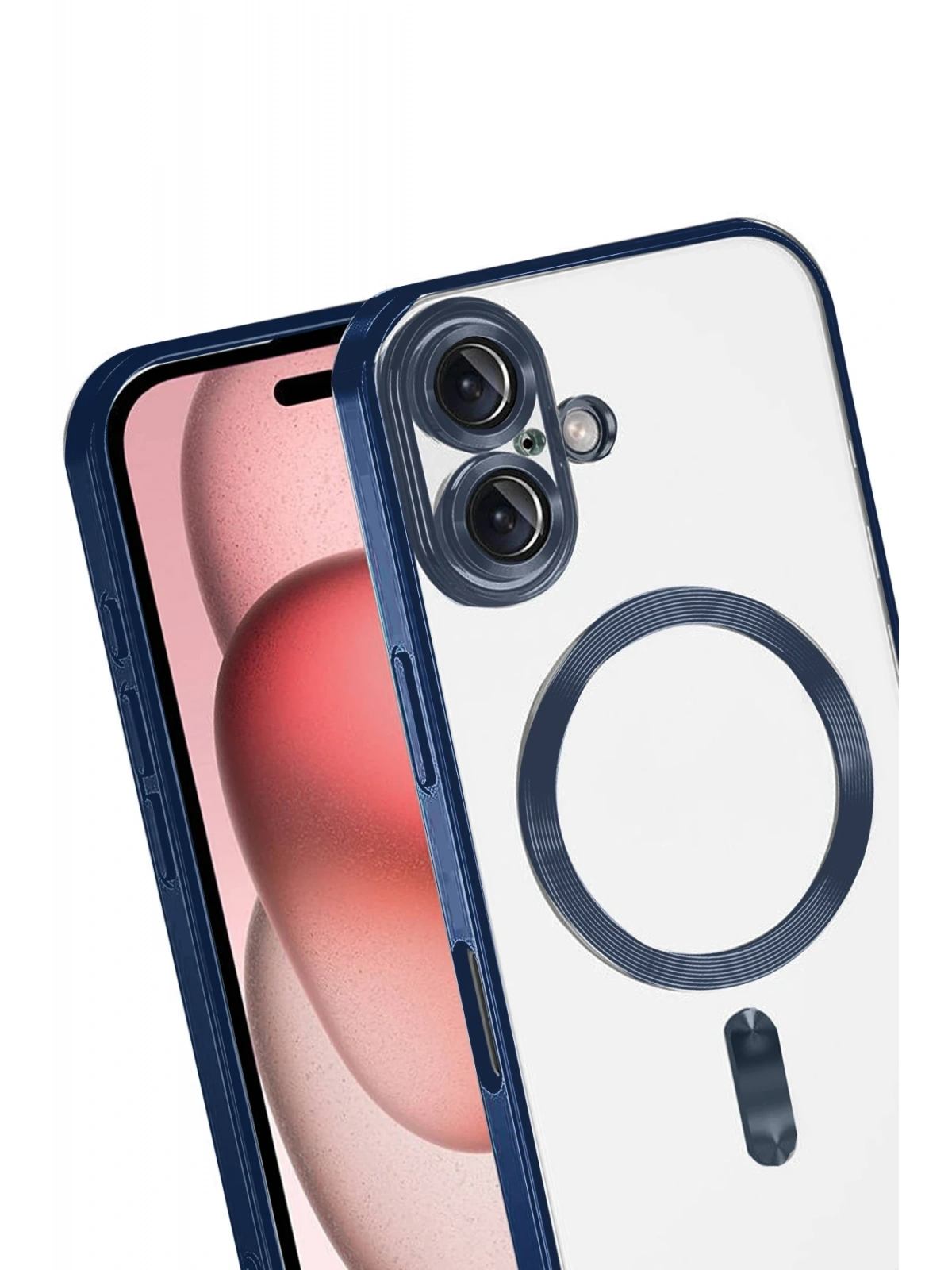 Newface Apple iPhone 17 Kross Magneticsafe Kapak - Lacivert