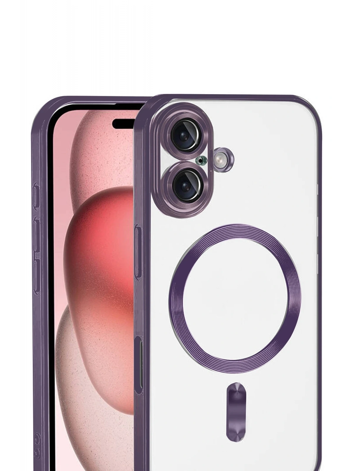 Newface Apple iPhone 17 Kross Magneticsafe Kapak - Mor