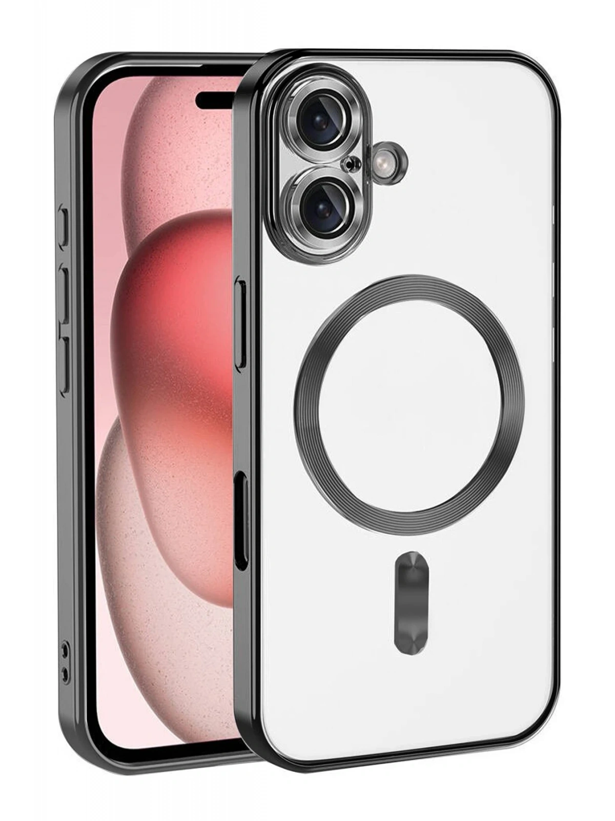 Newface Apple iPhone 17 Kross Magneticsafe Kapak - Siyah