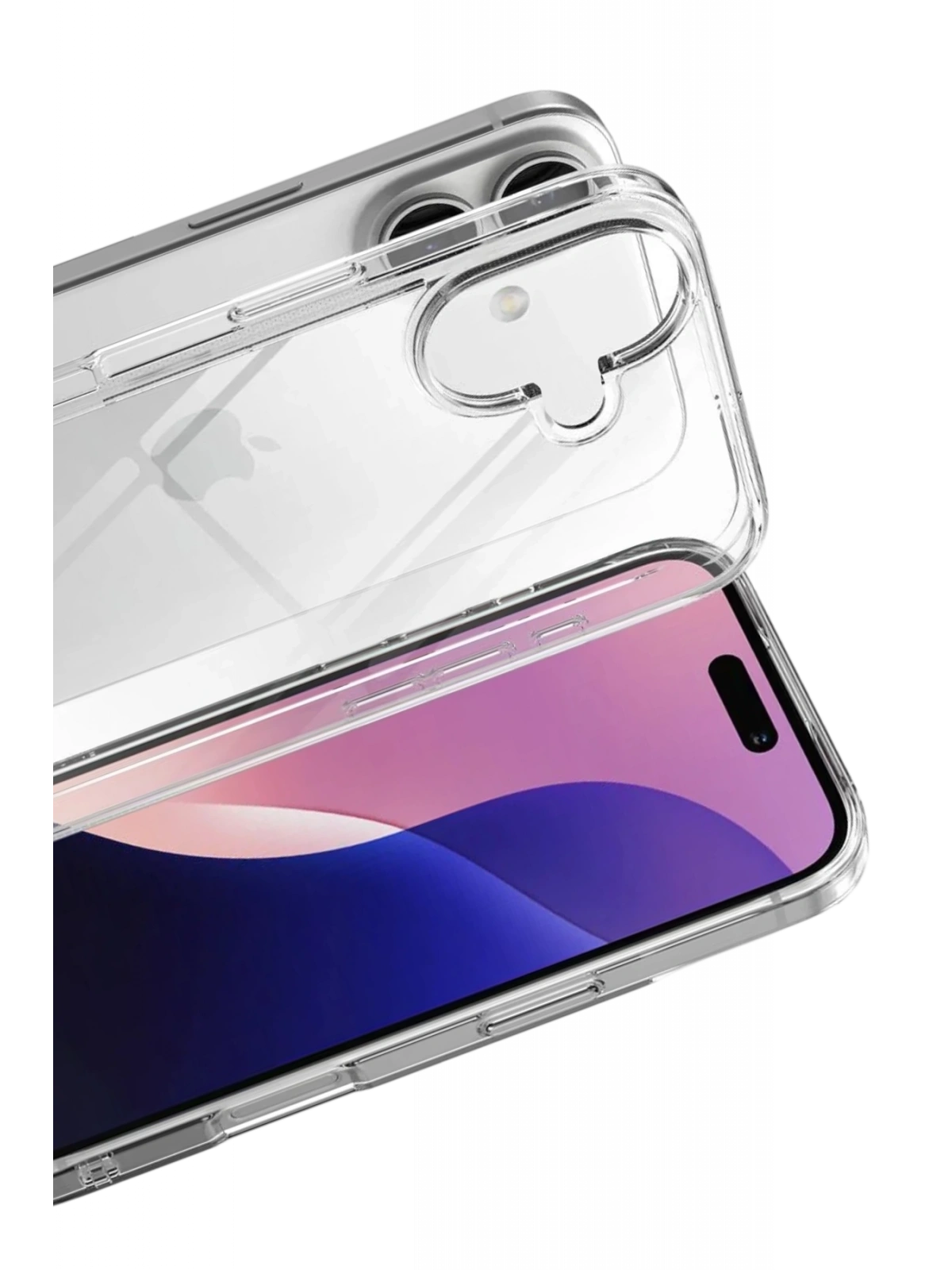 Newface Apple iPhone 17 Lüx Şeffaf Silikon - Şeffaf