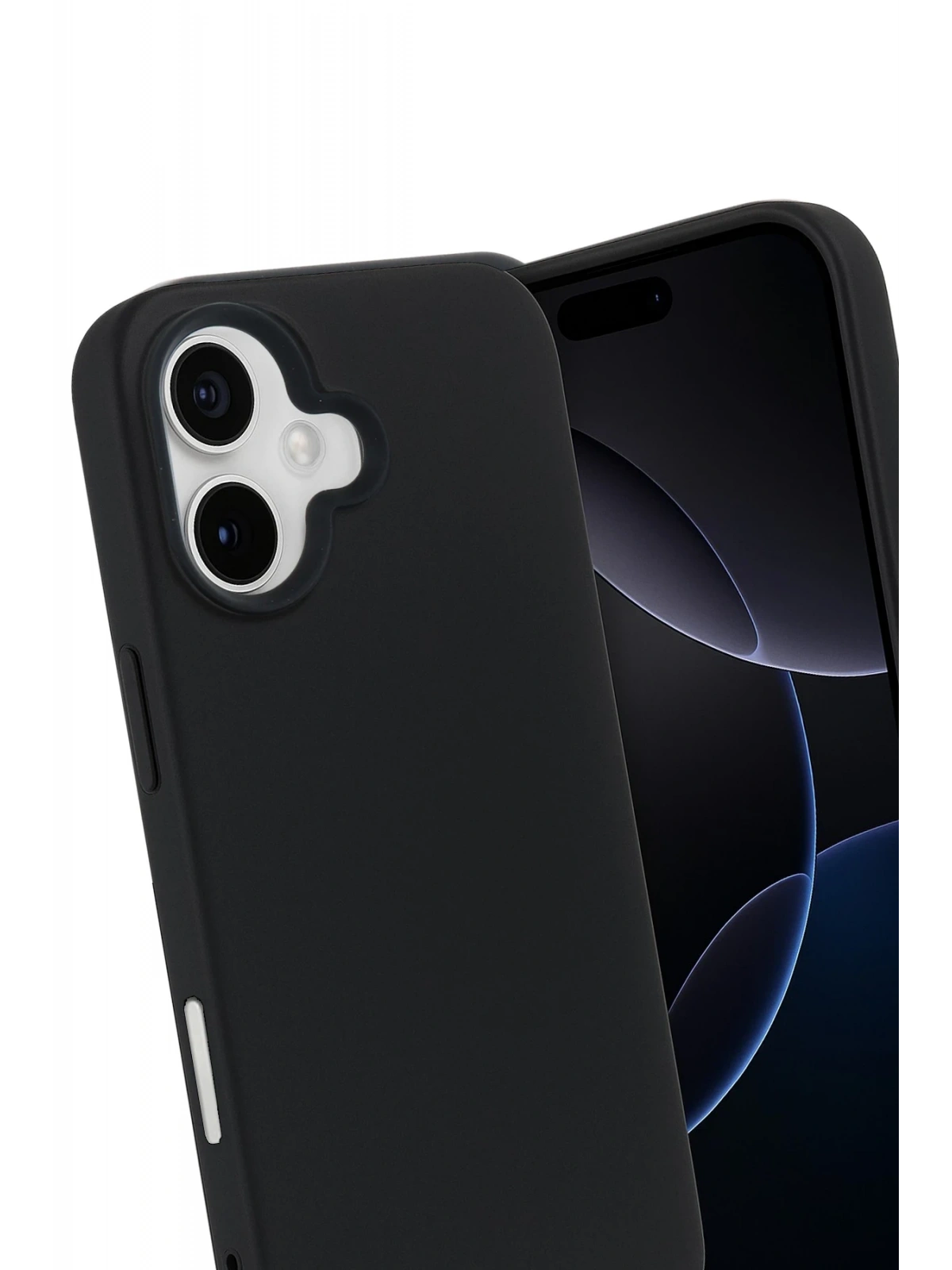 Newface Apple iPhone 17 Nano içi Kadife Silikon - Siyah