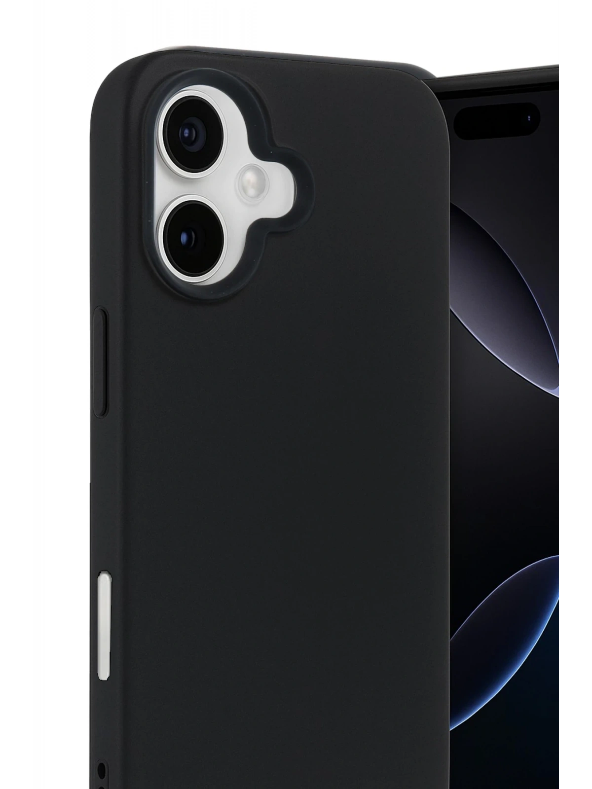 Newface Apple iPhone 17 Nano içi Kadife Silikon - Siyah